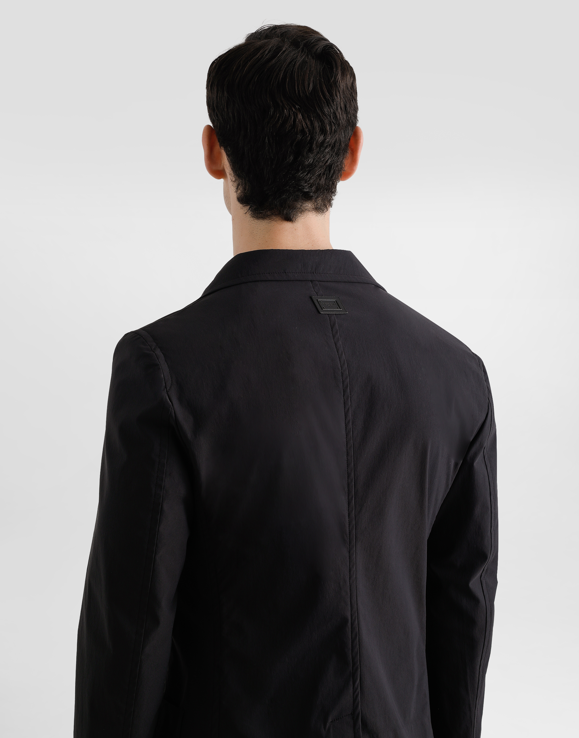 Double-breasted portofino canvas jacket