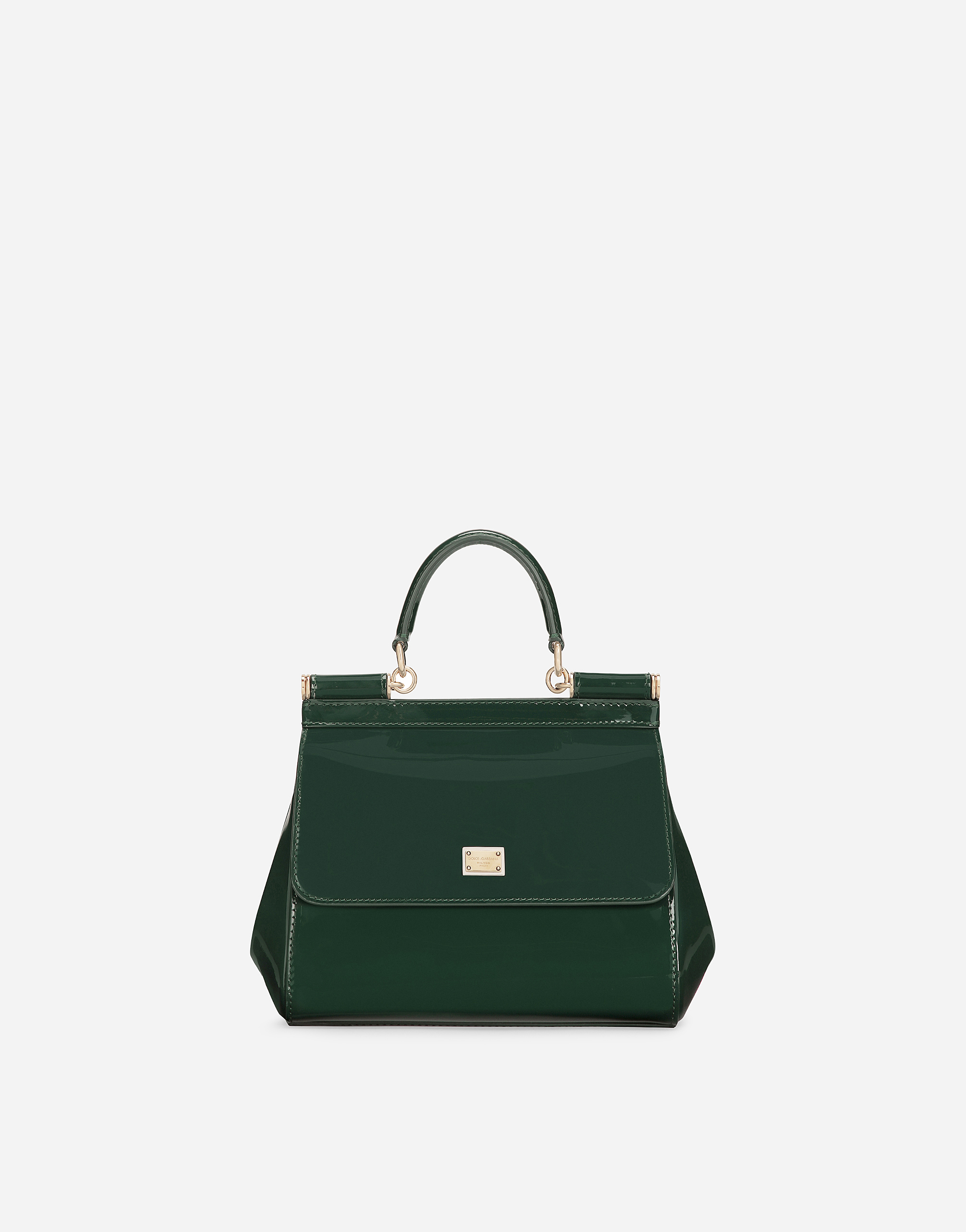 Dolce & Gabbana Borsaspalla-tracolla - Woman Handbags Green Leather Onesize