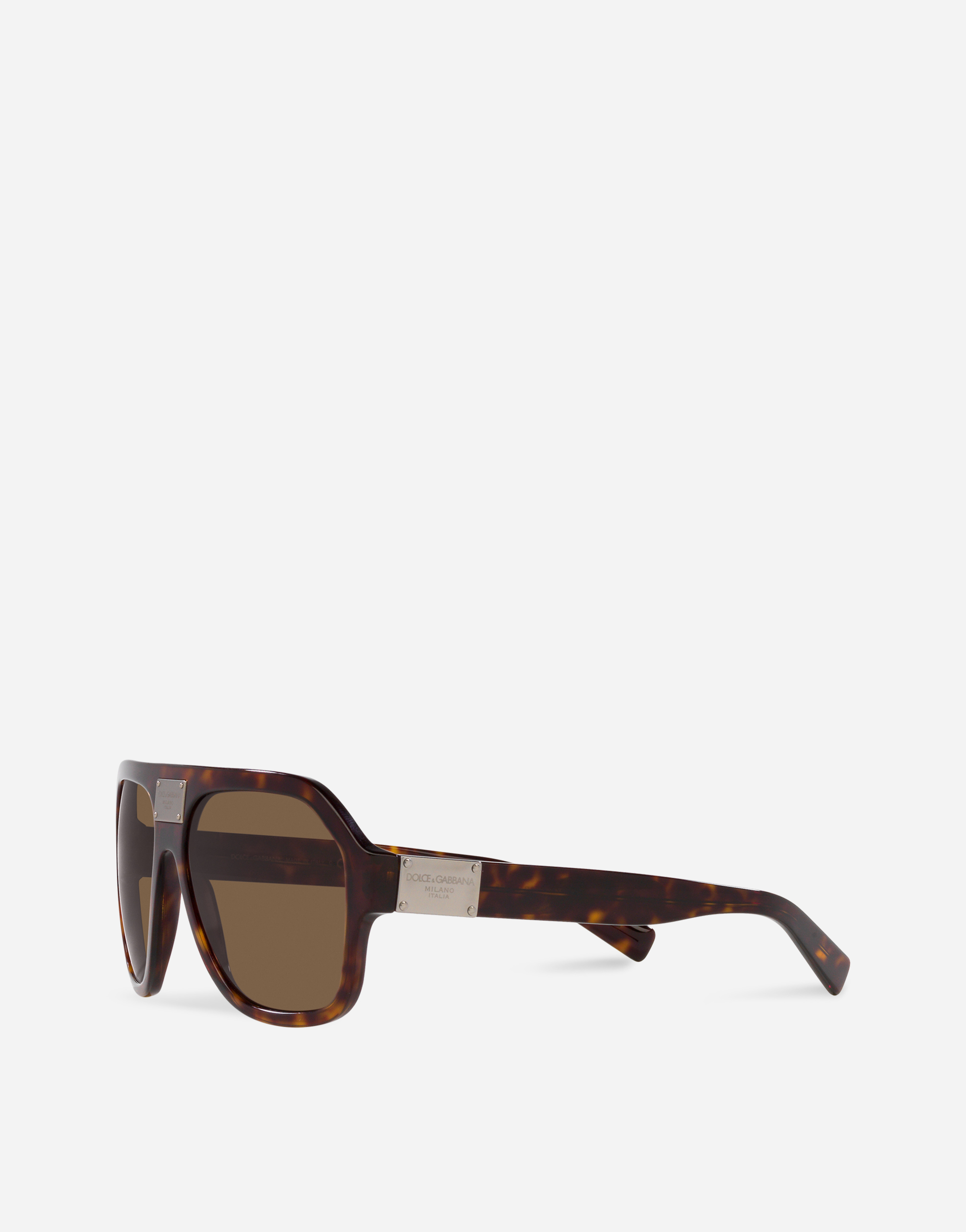 DOLCE & GABBANA DG PLAQUE SUNGLASSES