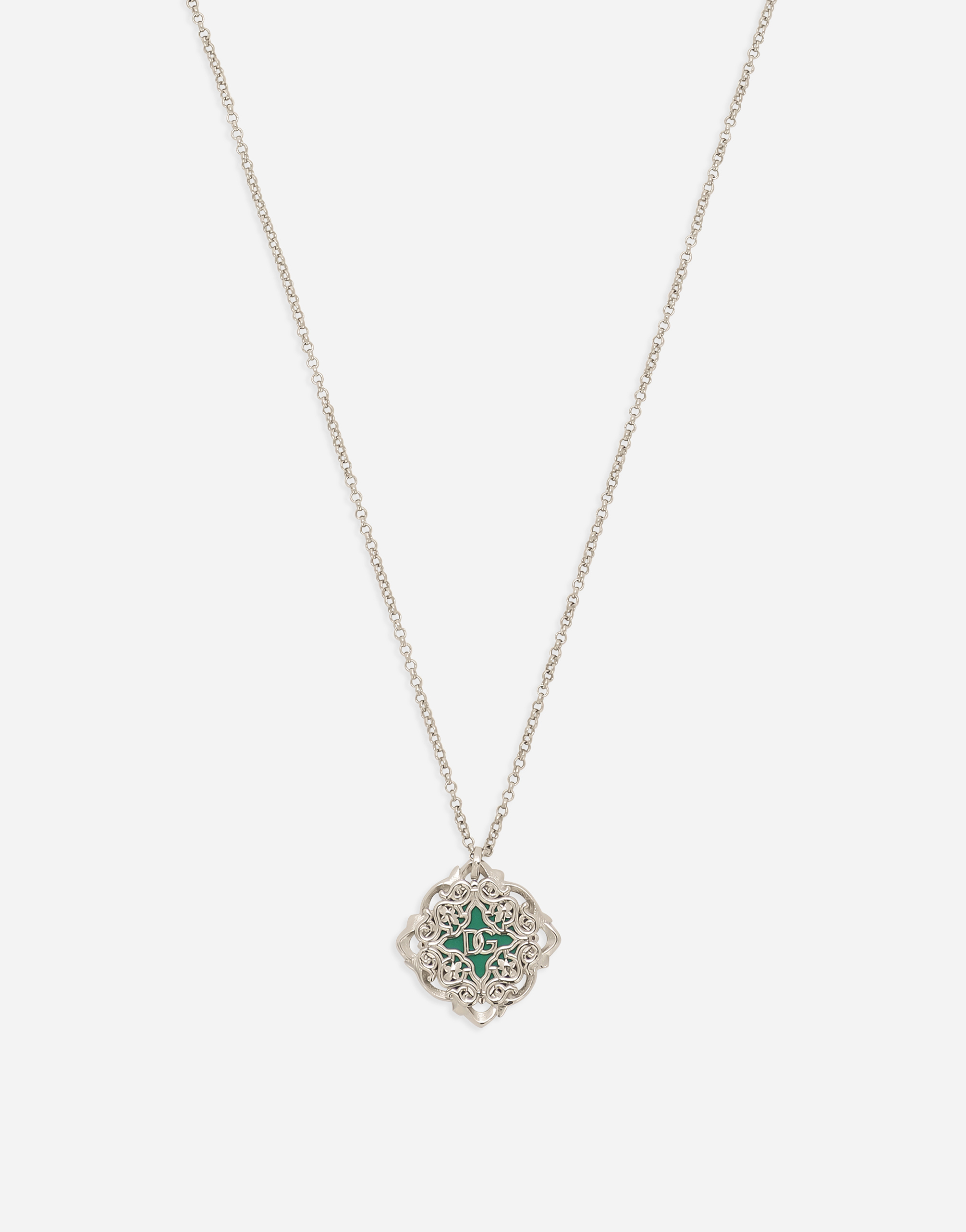 Dolce & Gabbana Majolica Chain-link Necklace In シルバー
