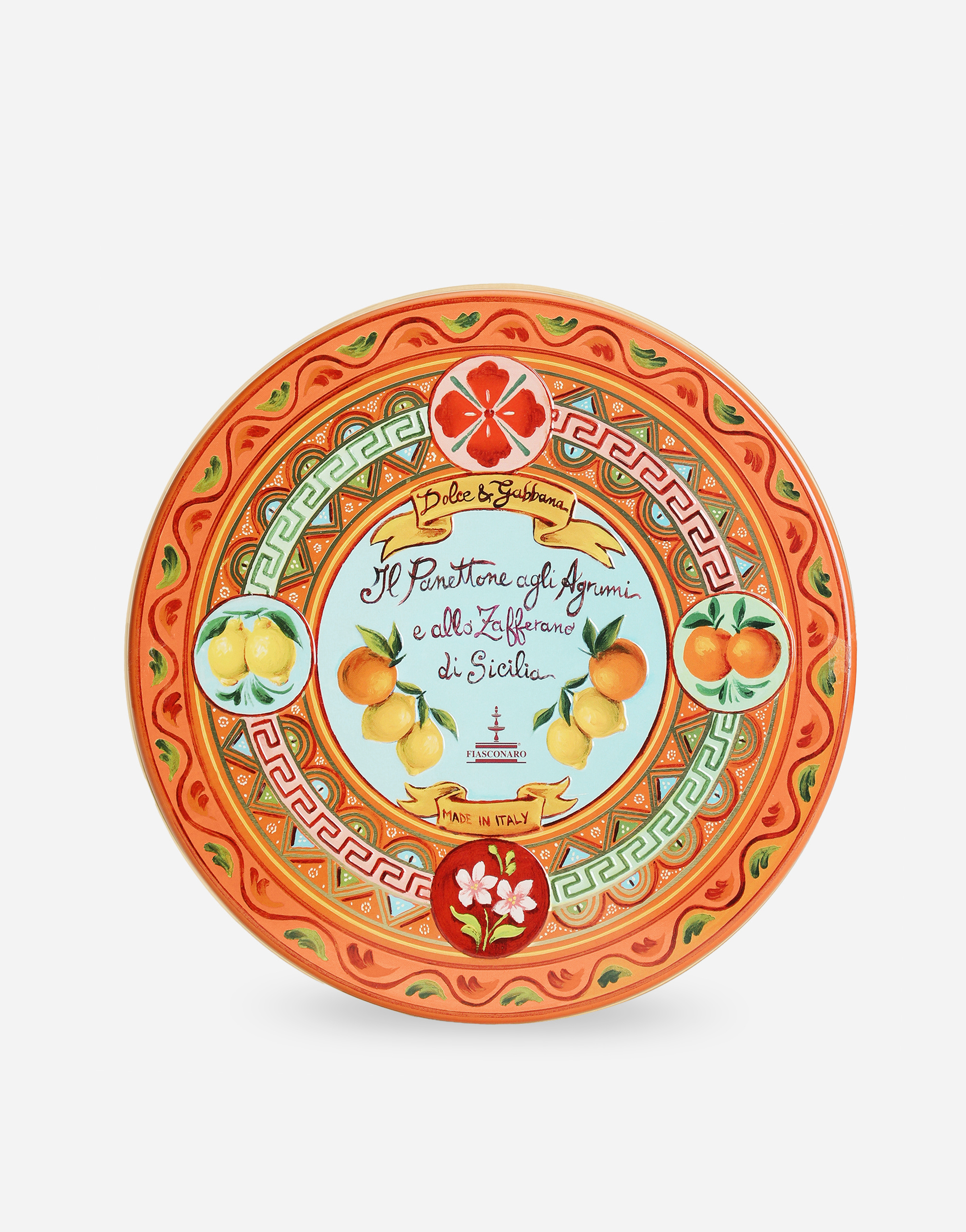 Panettone with Sicilian Citrus fruits and Saffron