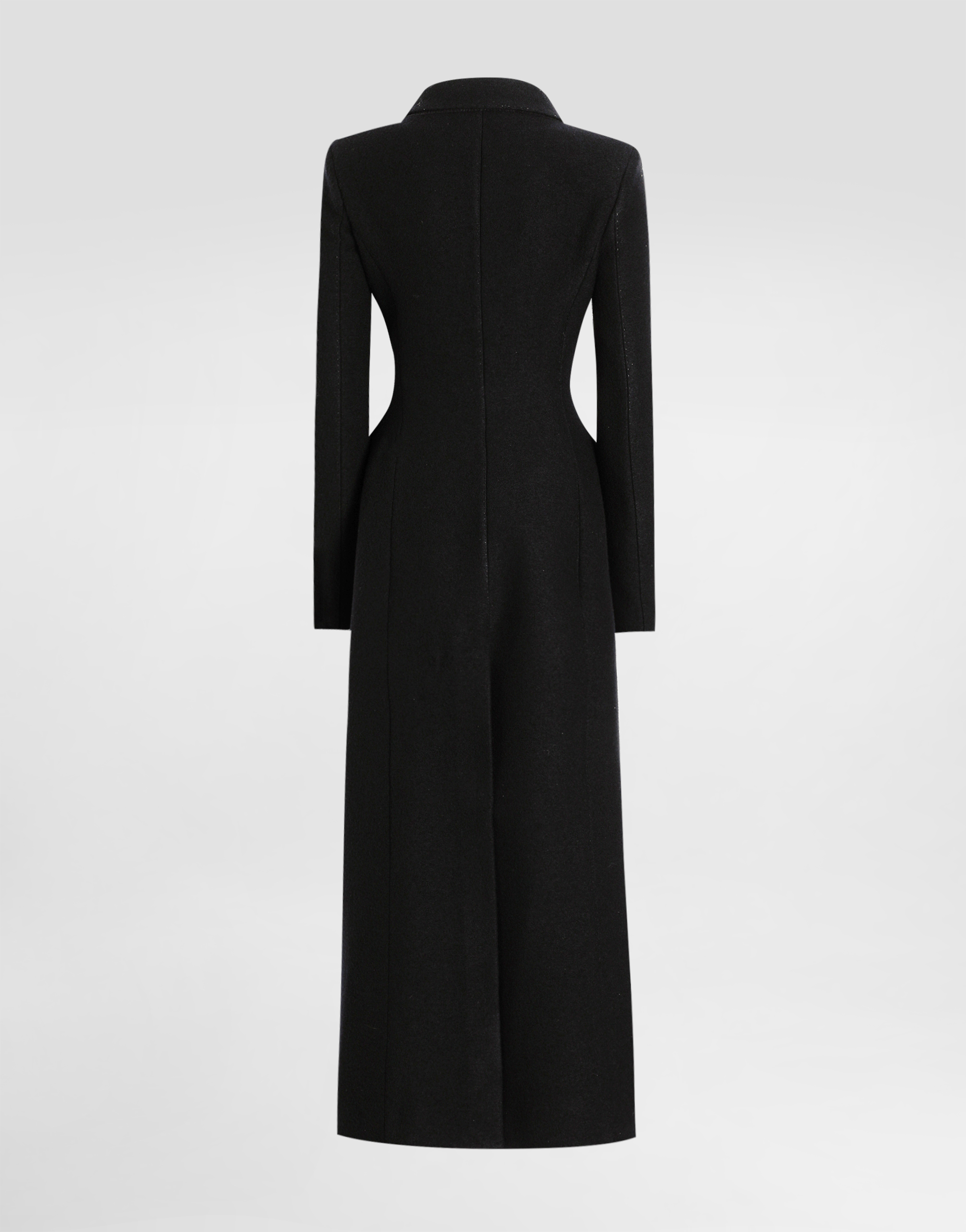 Double-breastedwool coat