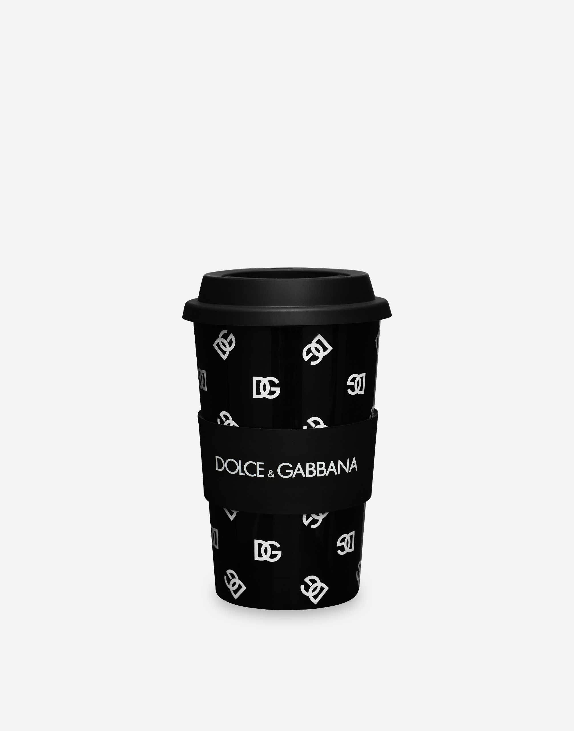 Dolce & Gabbana Ceramic Office Mug In Multicolor
