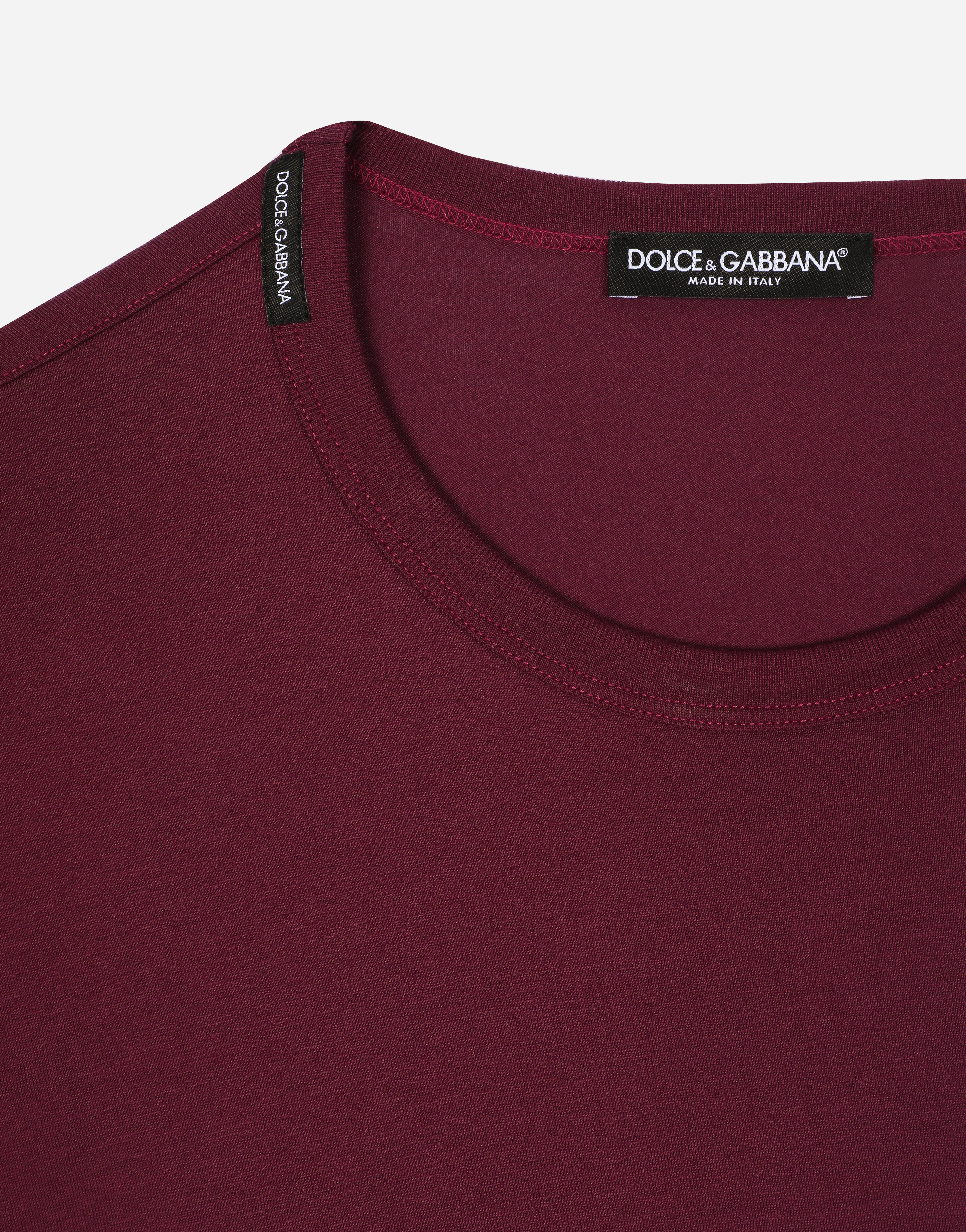 Cotton T-shirt with embroidery