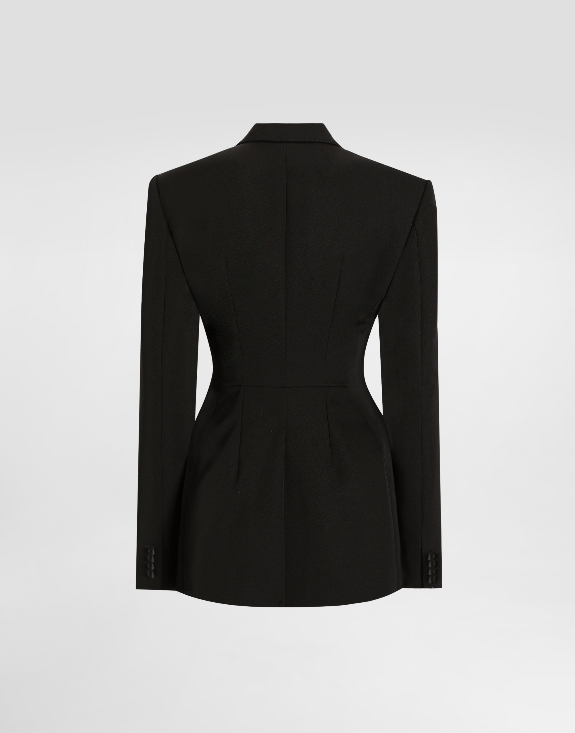 Dolce & Gabbana Double-breasted Blazer Peak Lapels In Black
