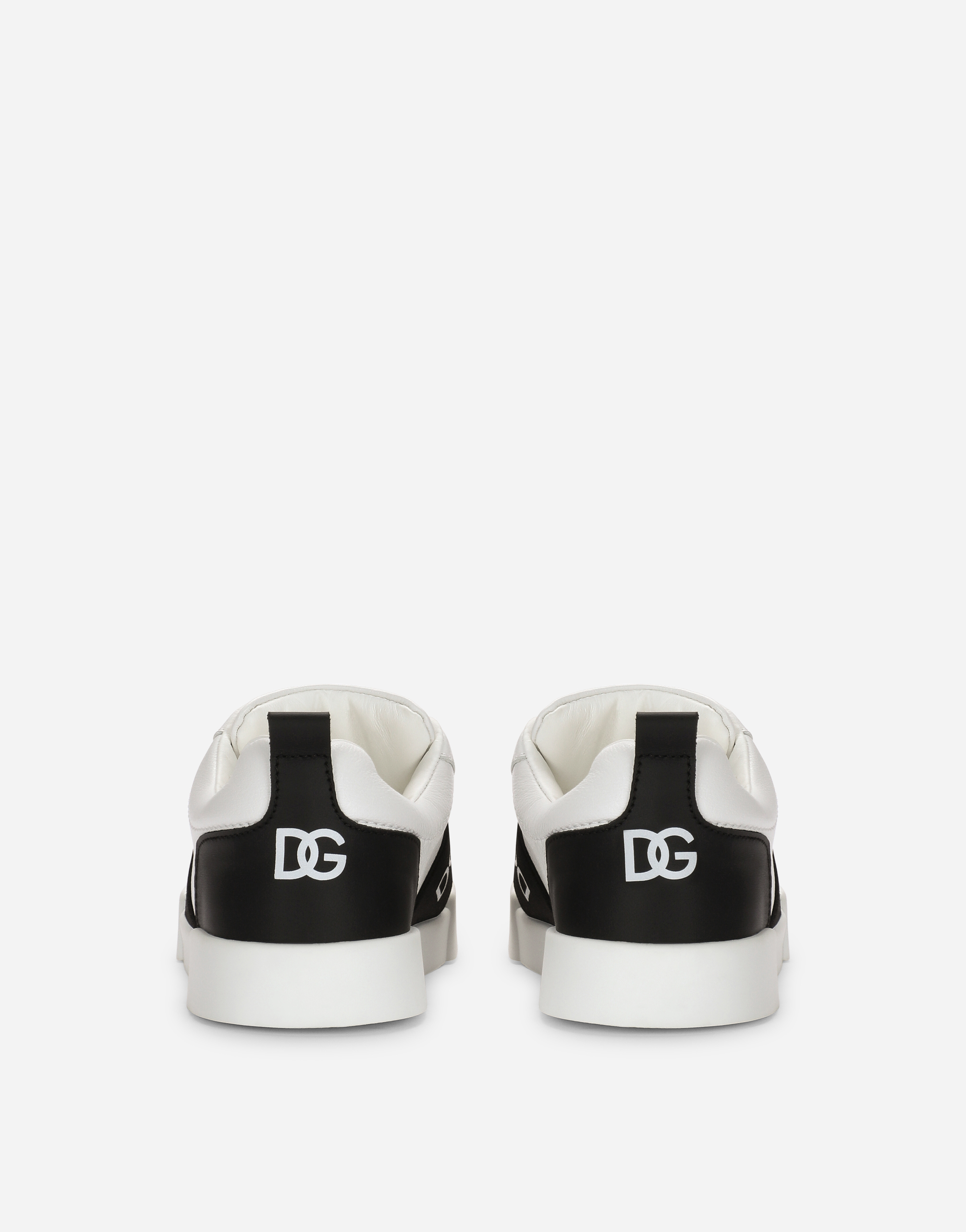 DOLCE & GABBANA CALFSKIN PORTOFINO SLIP-ON SNEAKERS
