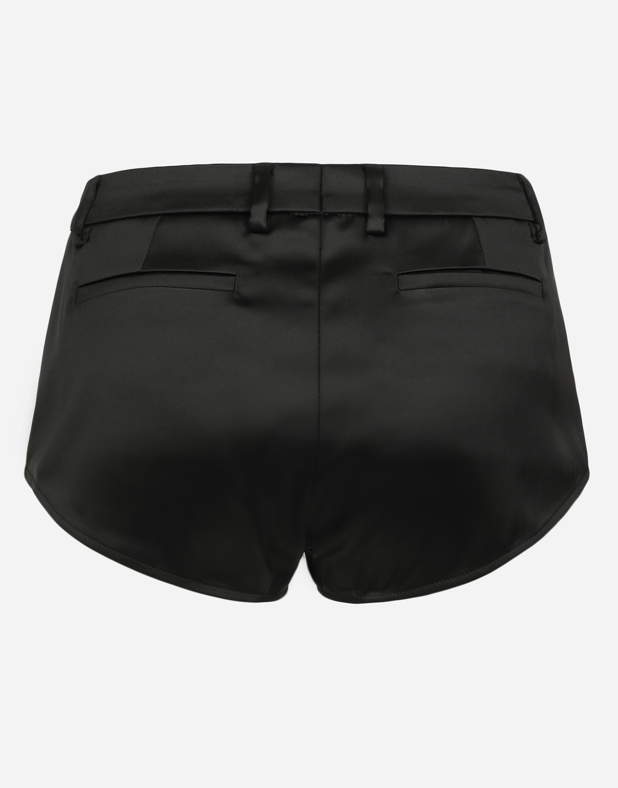 Dolce & Gabbana Satin Shorts In ブラック