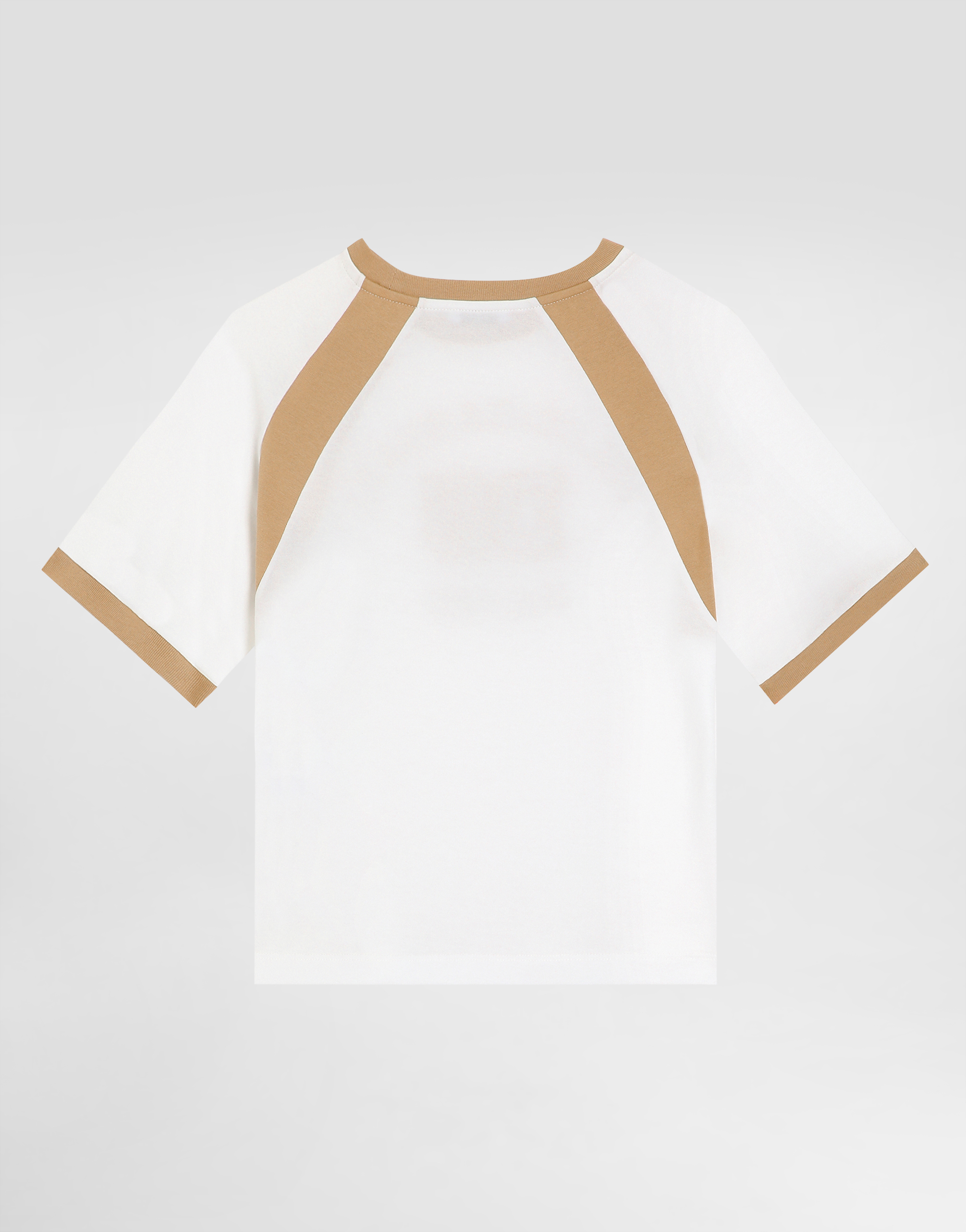  Dolce & Gabbana Jersey T-shirt With Print And Embroidery - Mann T-shirts Und Sweatshirts Wei� 6 Years 