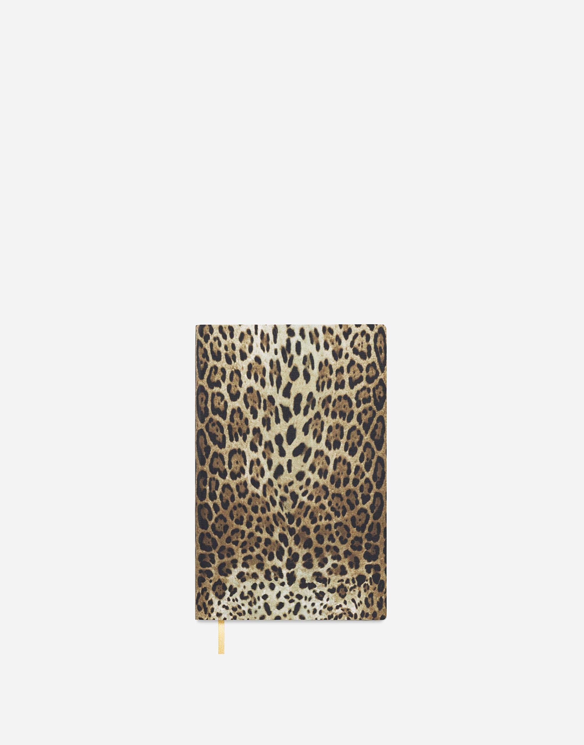 Dolce & Gabbana Small Blank Notebook Leather Cover Multicolor Unisex Onesize In Multicolor