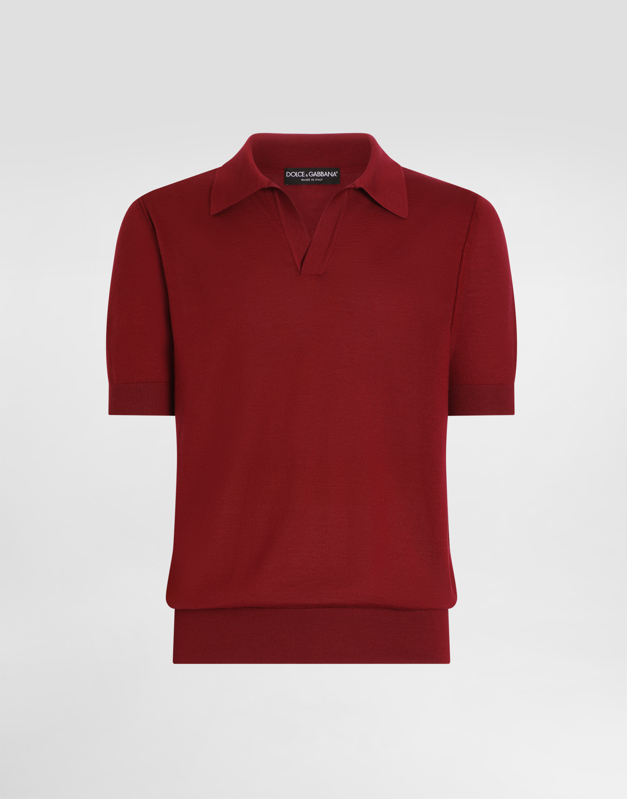 Cashmere polo shirt in for Men | Dolce&Gabbana® US