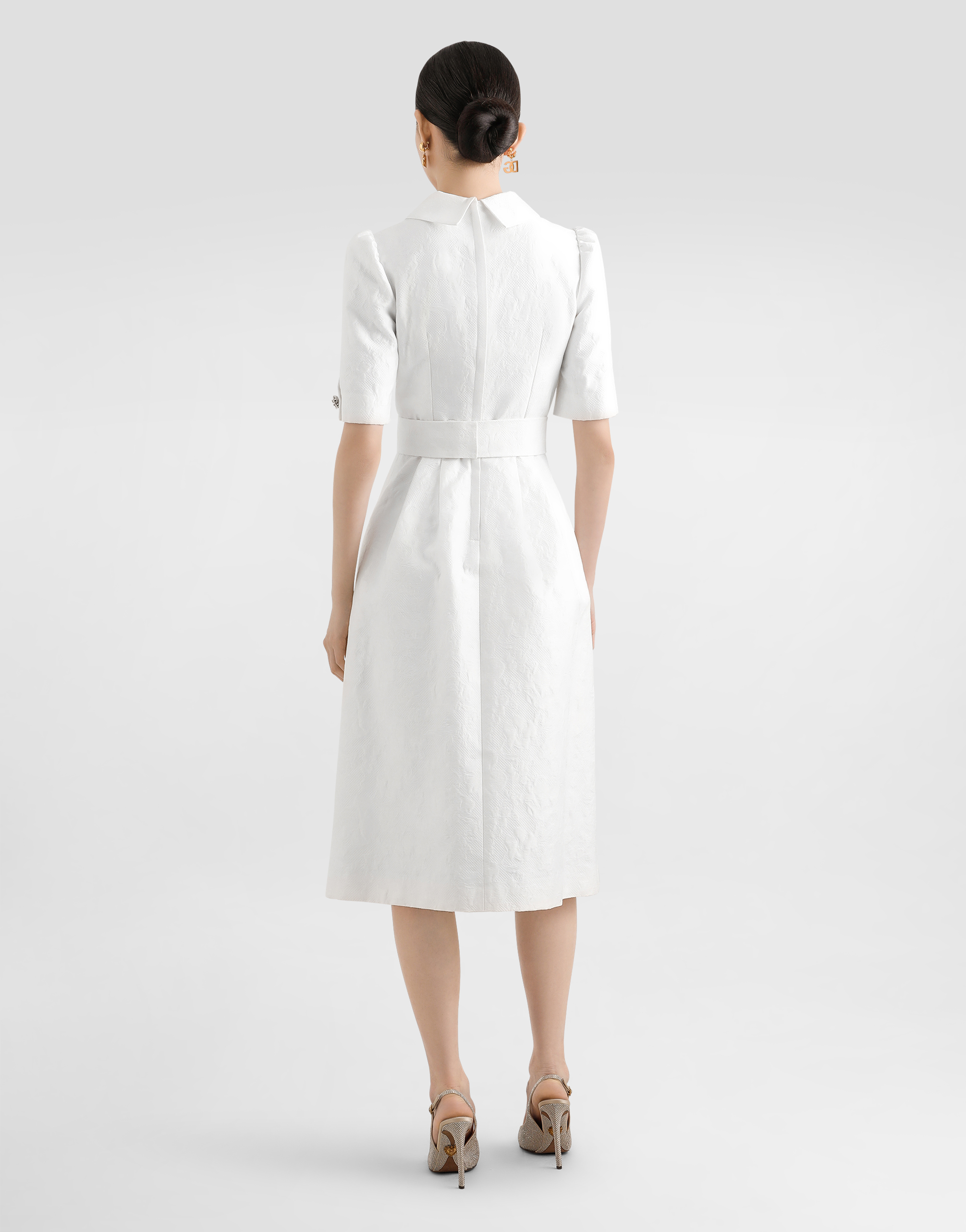 Dolce & Gabbana Button-embellished Midi Dress
