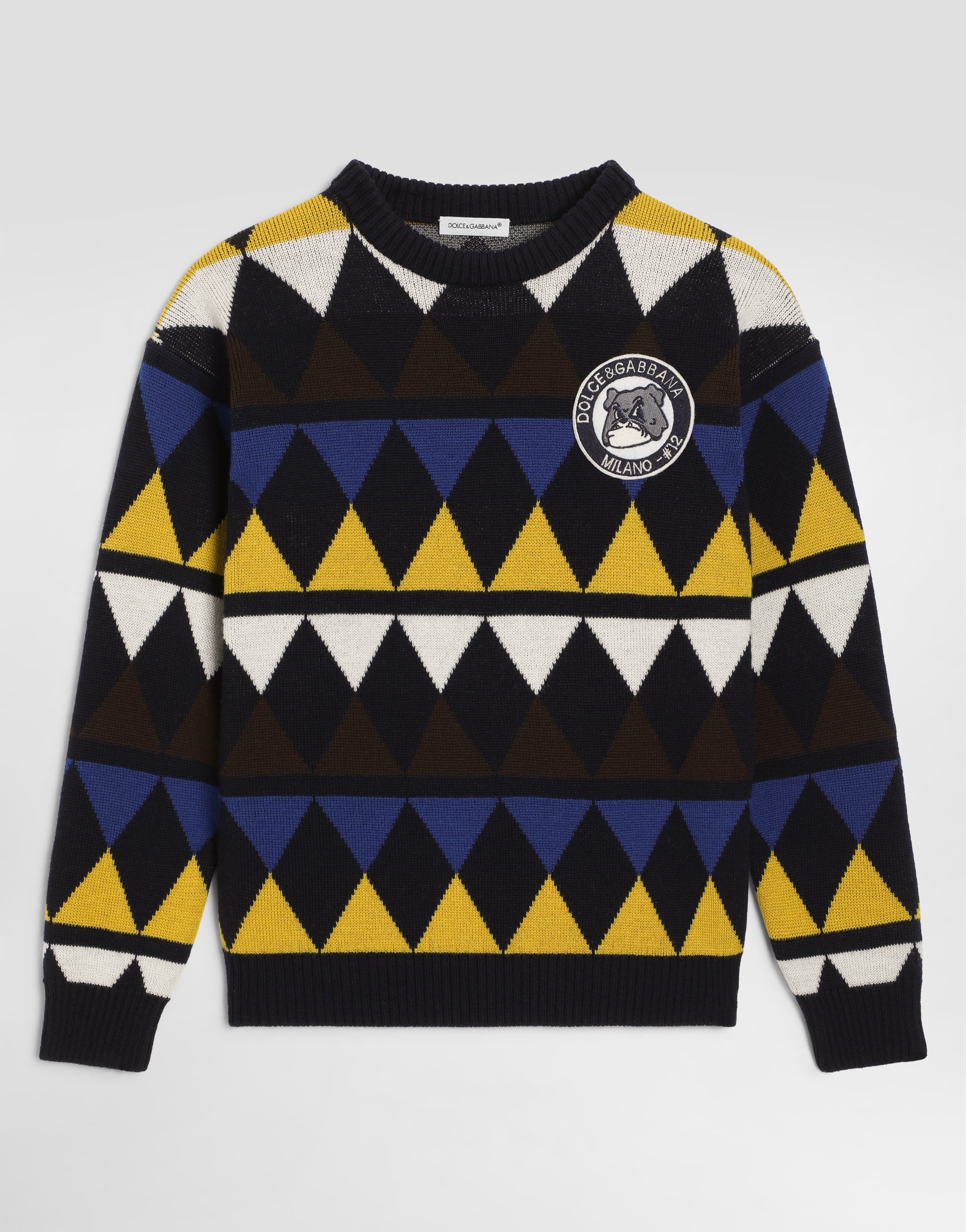 Virgin wool pullover