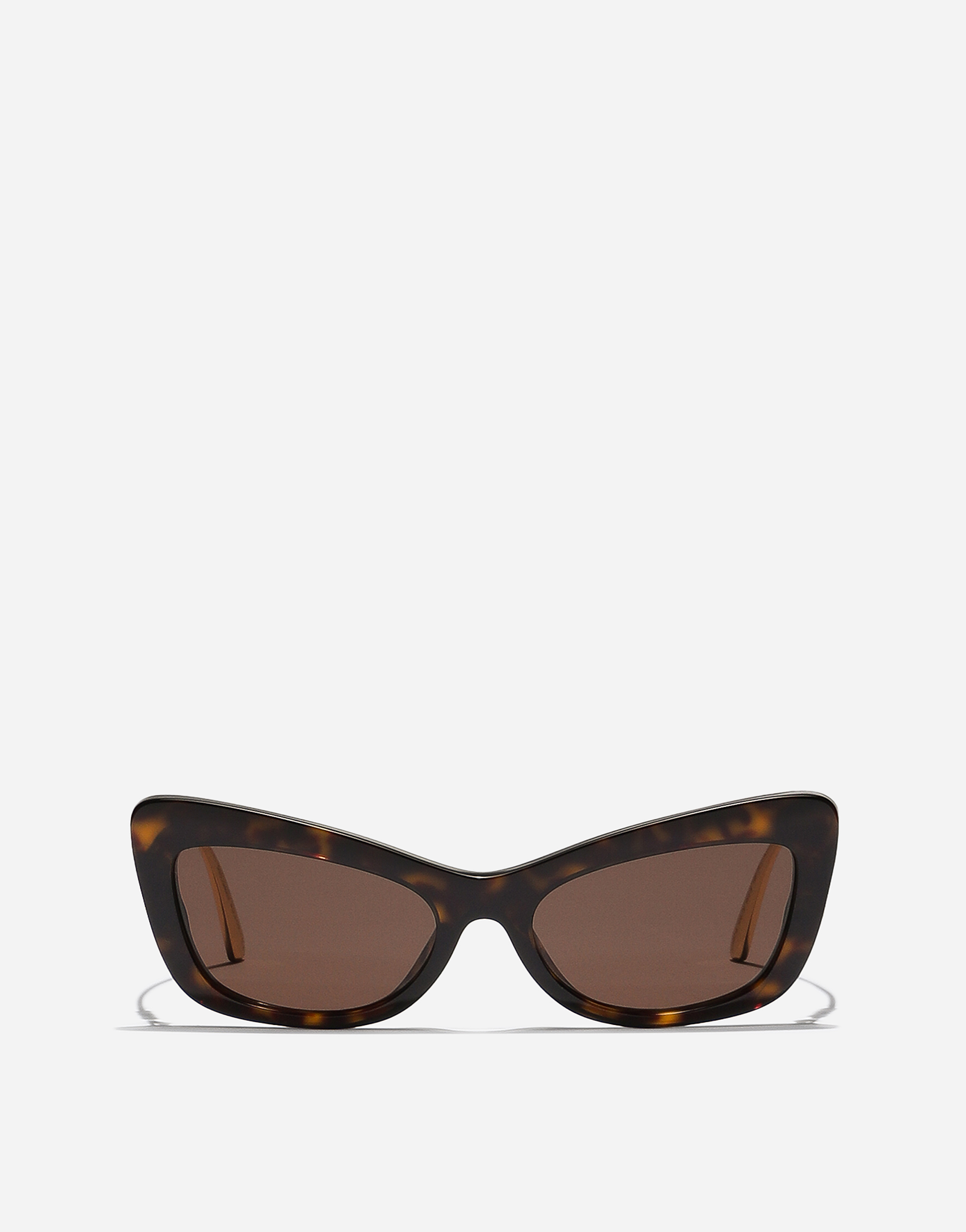 Dolce & Gabbana Cat-eye Frame Sunglasses In Brown
