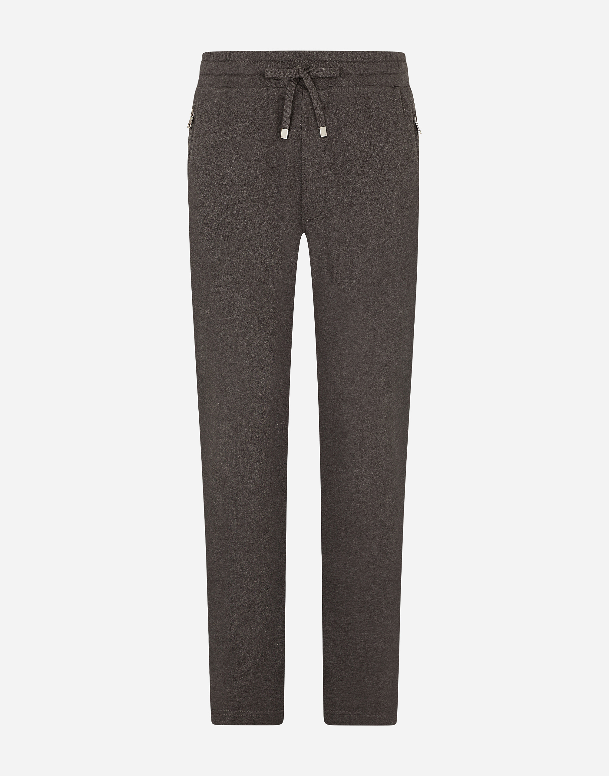Dolce & Gabbana Cotton Jogging Pants - Man Pants And Shorts Gray
