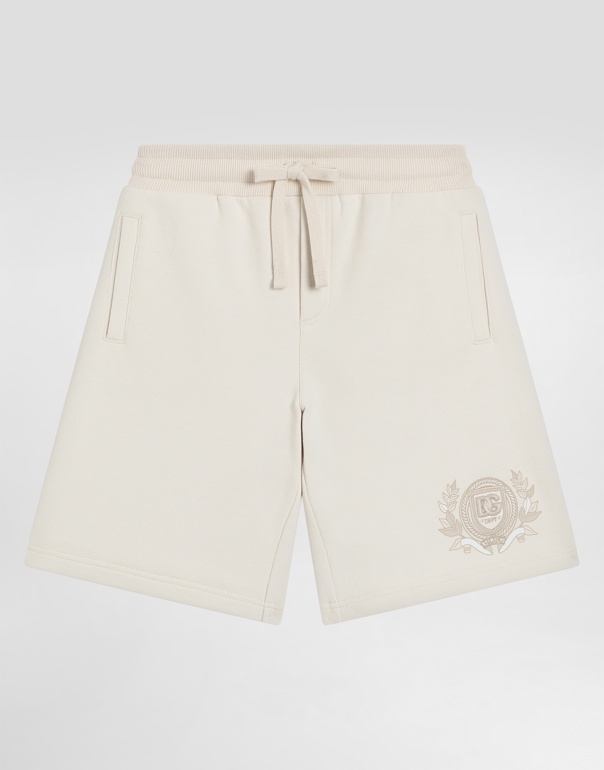 Fleece shorts with DG logo