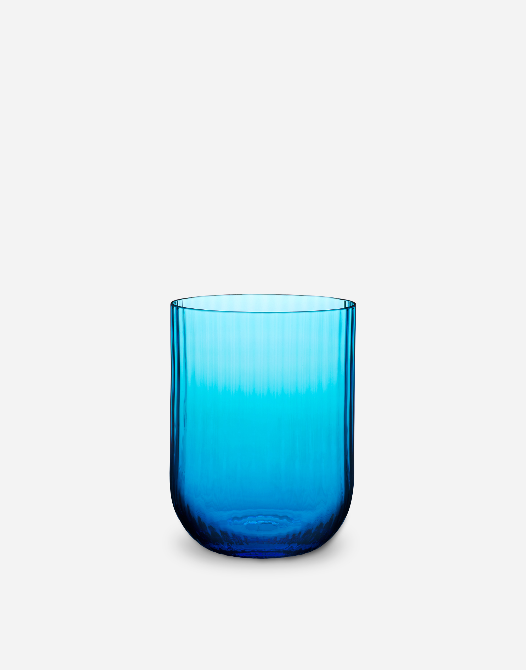 Dolce & Gabbana Set 2 Hand-blown Murano Beverage Glasses In Multicolor