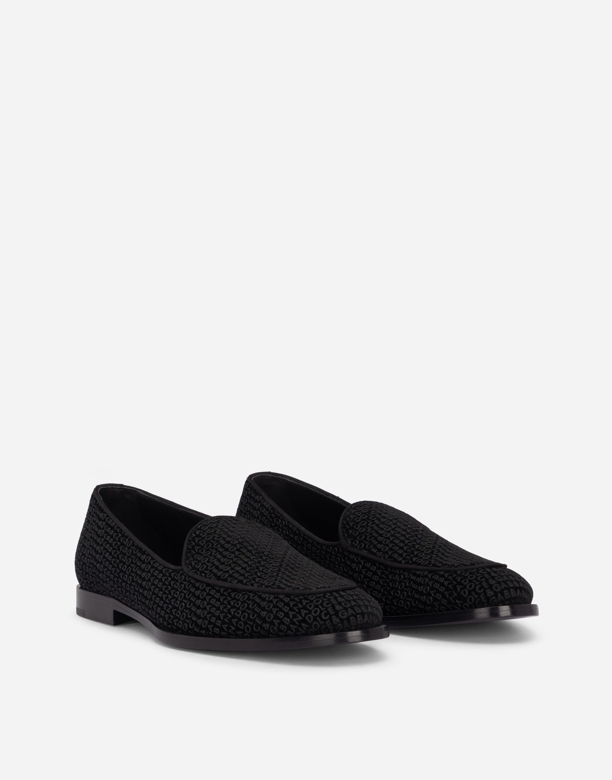 DOLCE & GABBANA VELVET SLIPPERS