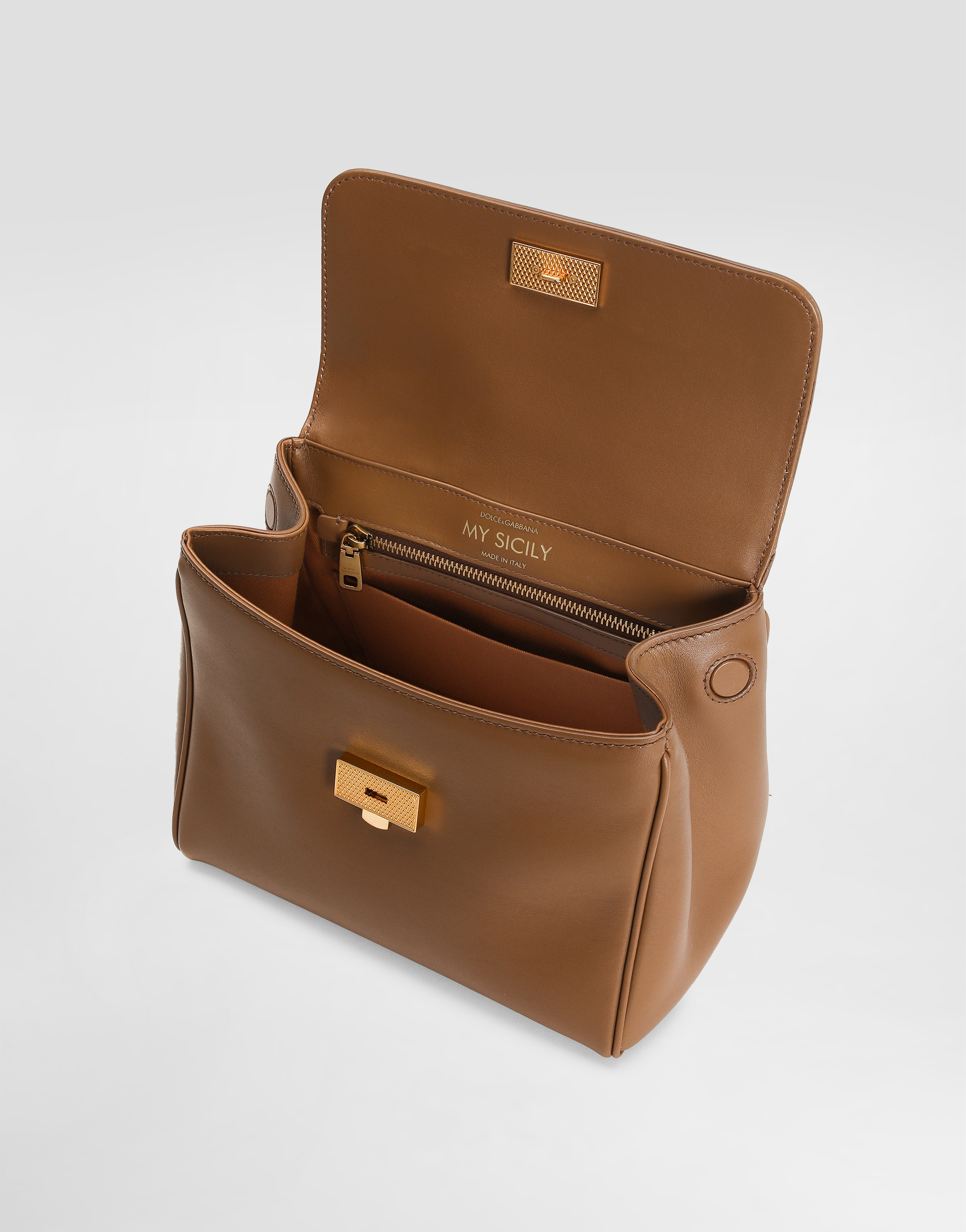 My Sicily plongé calfskin bag