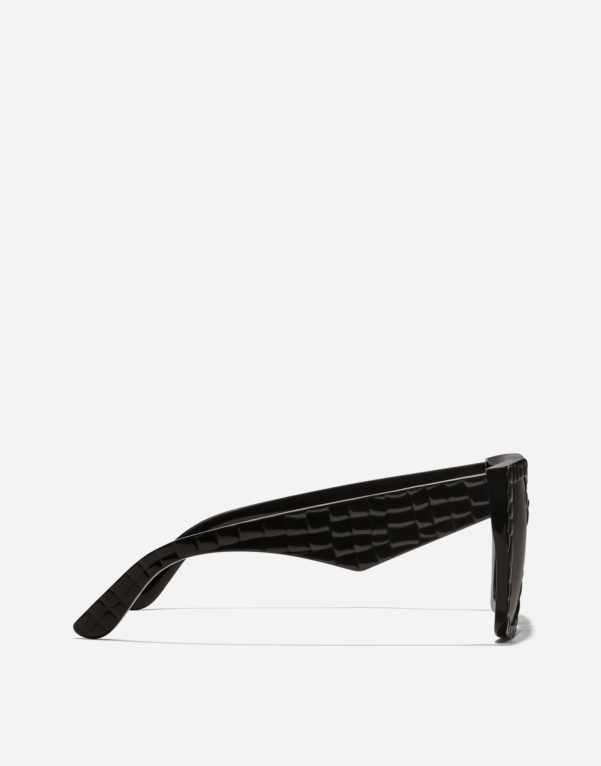 Dolce & Gabbana Dg Crossed Sunglasses In Black