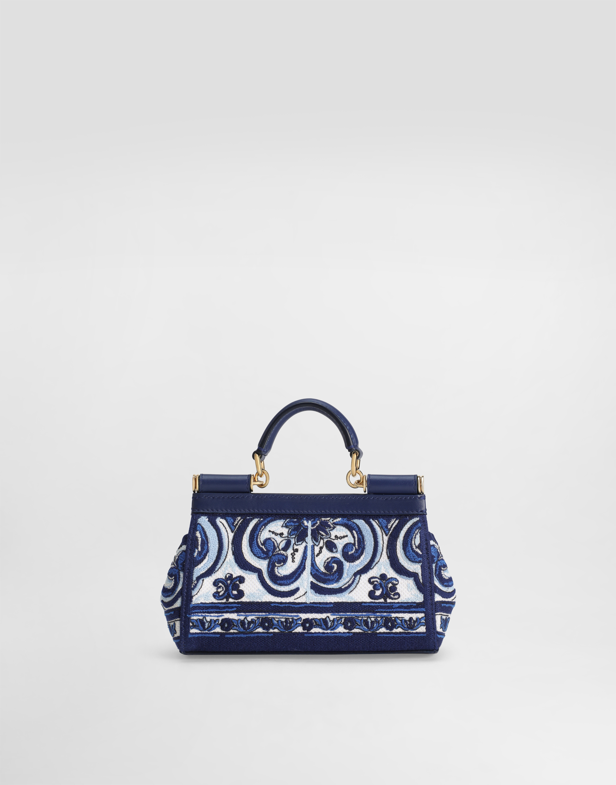 Small Sicily handbag with Majolica embroidery