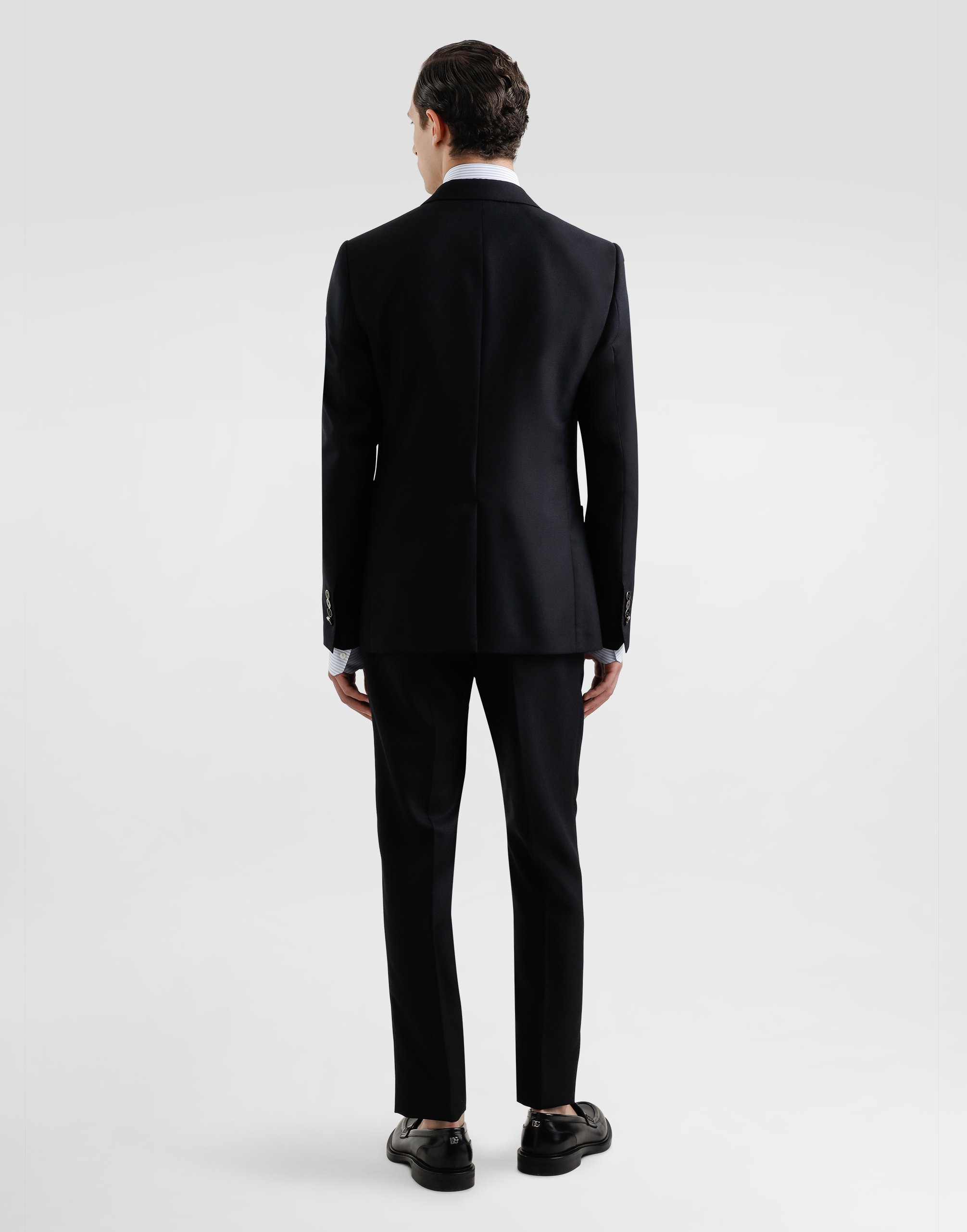 Single-breasted wool jacket