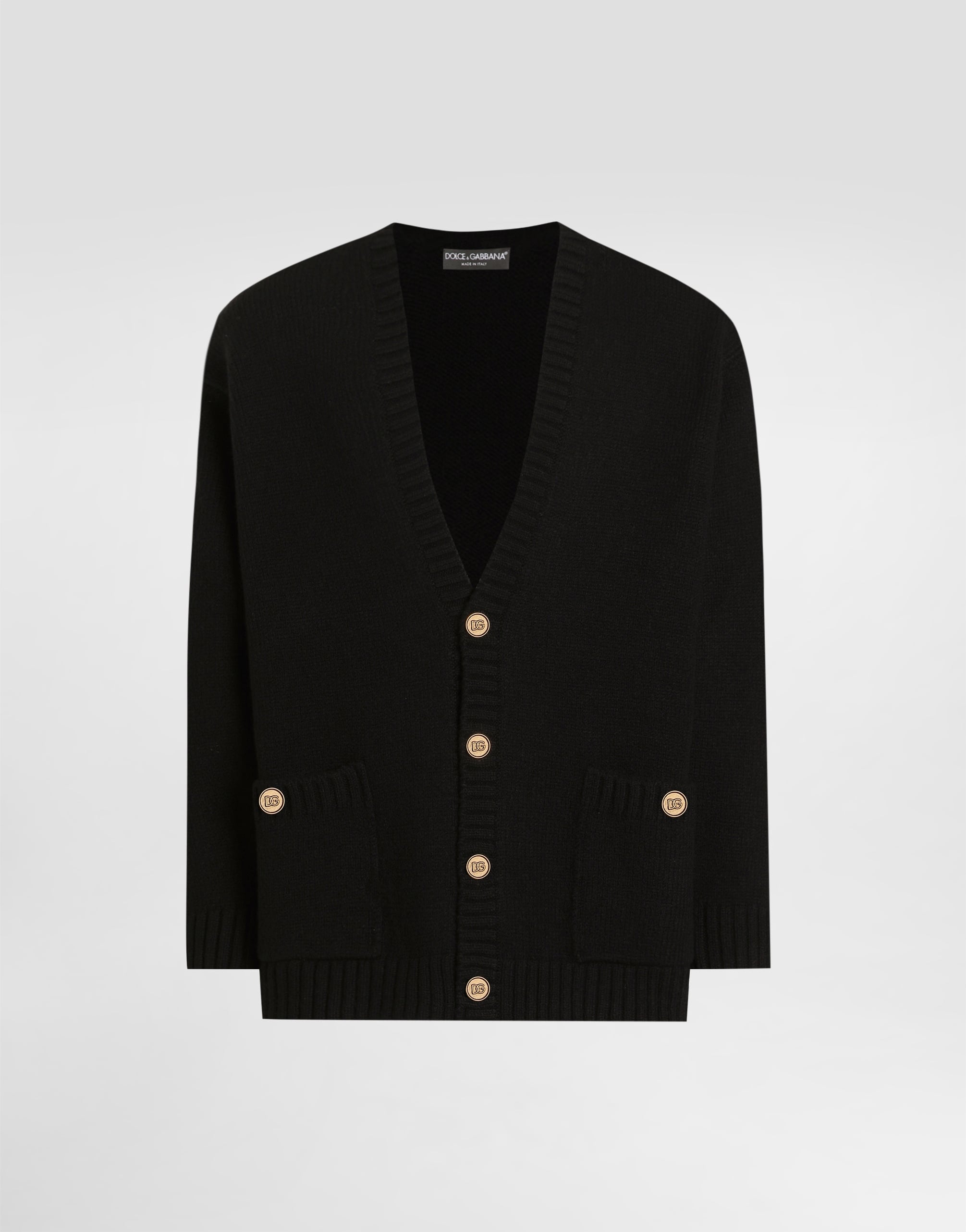 Wool blend cardigan in Multicolor for Men | Dolce&Gabbana®