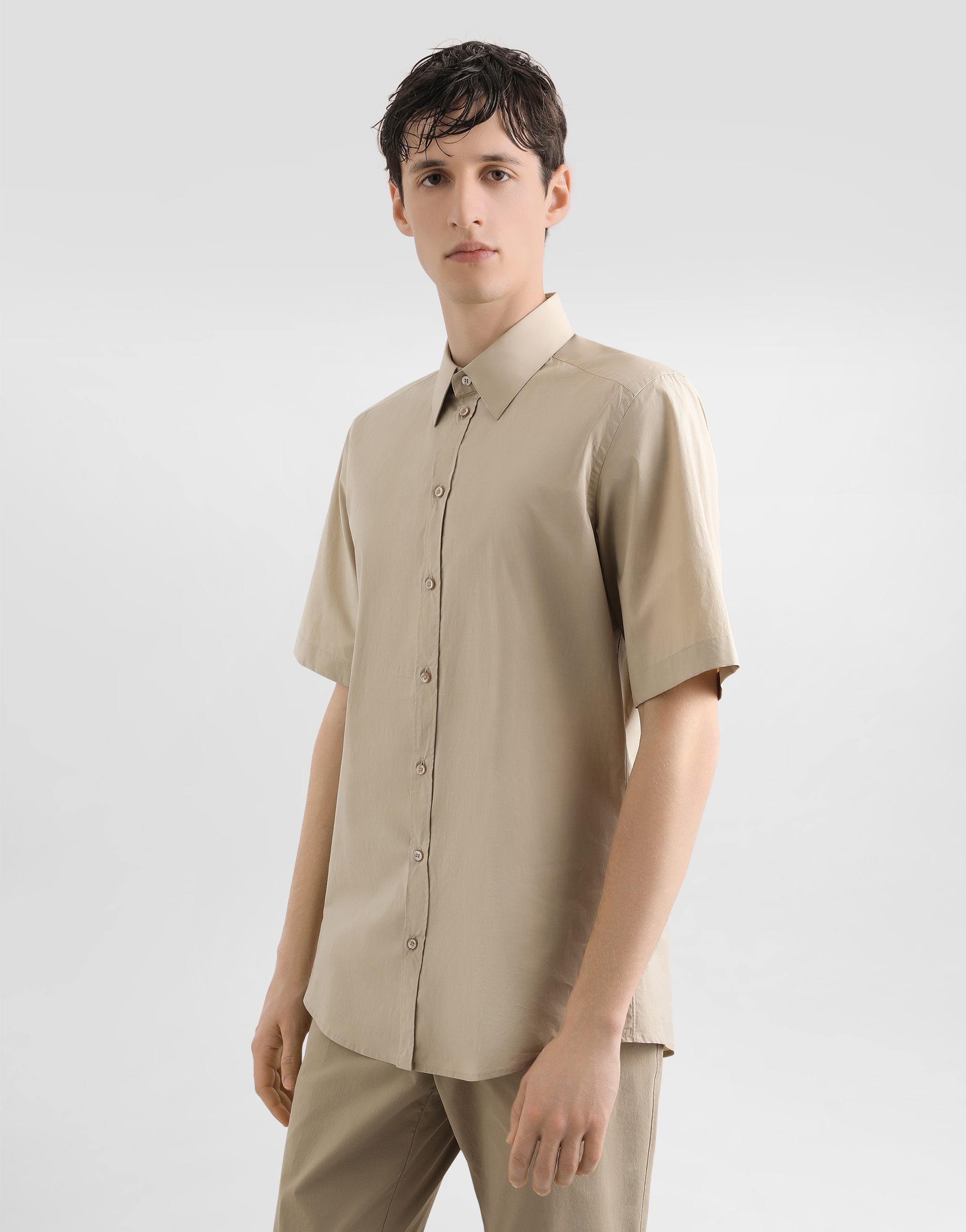 Extra fine poplin gold shirt