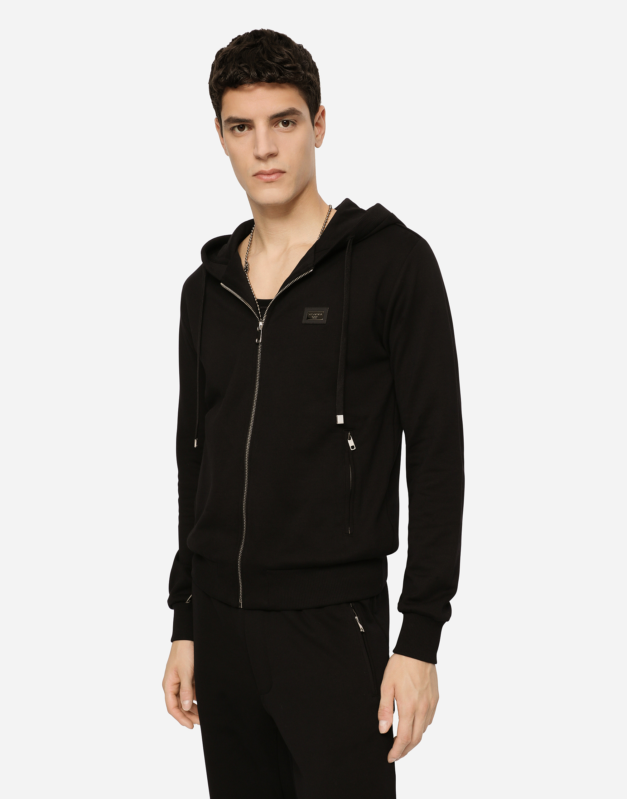 Dolce & Gabbana Hoodie In Black