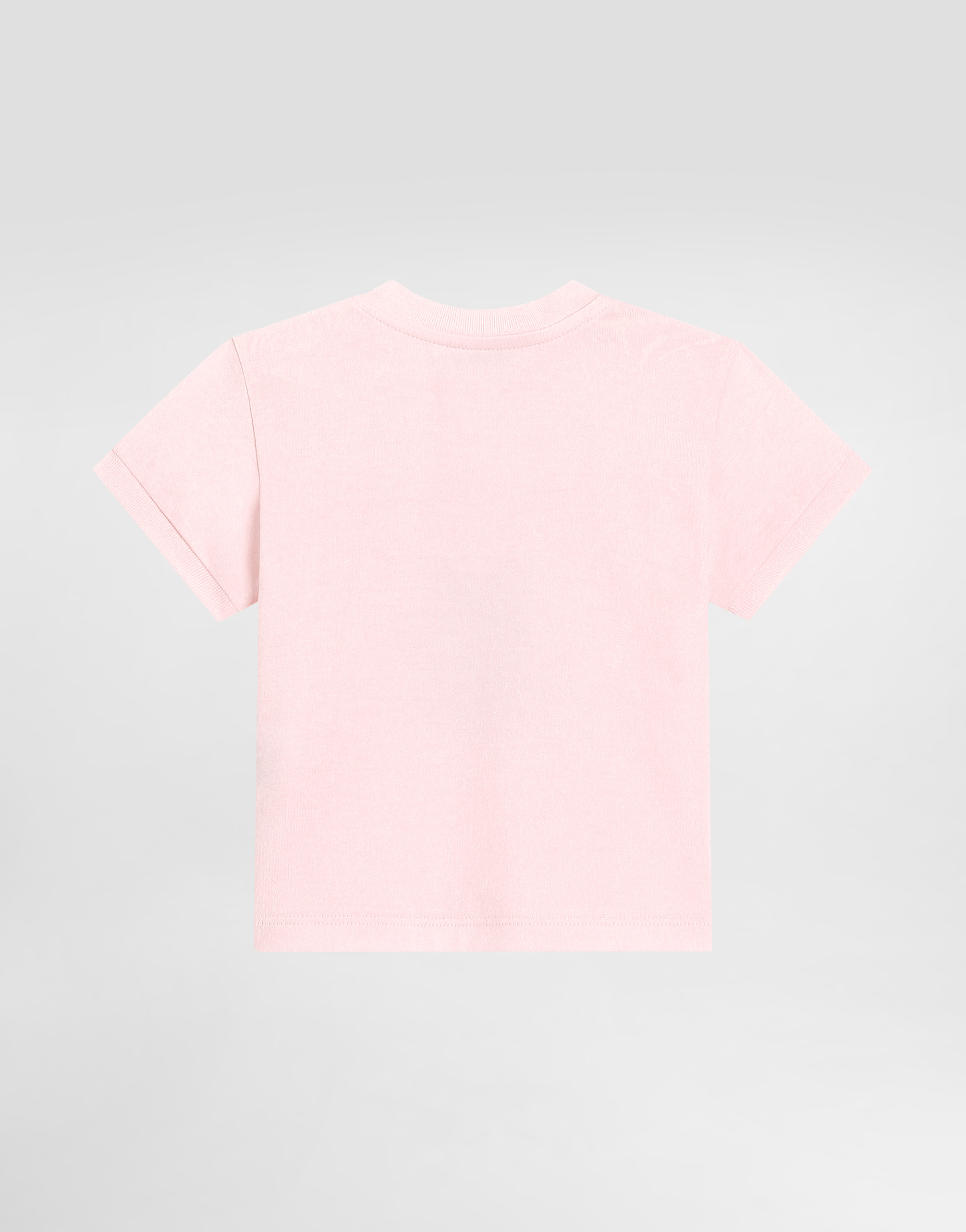  Dolce & Gabbana Jersey T-shirt With Leopard Print And Bow - Femme Manteaux Et Hauts Pink 18/24 Months 