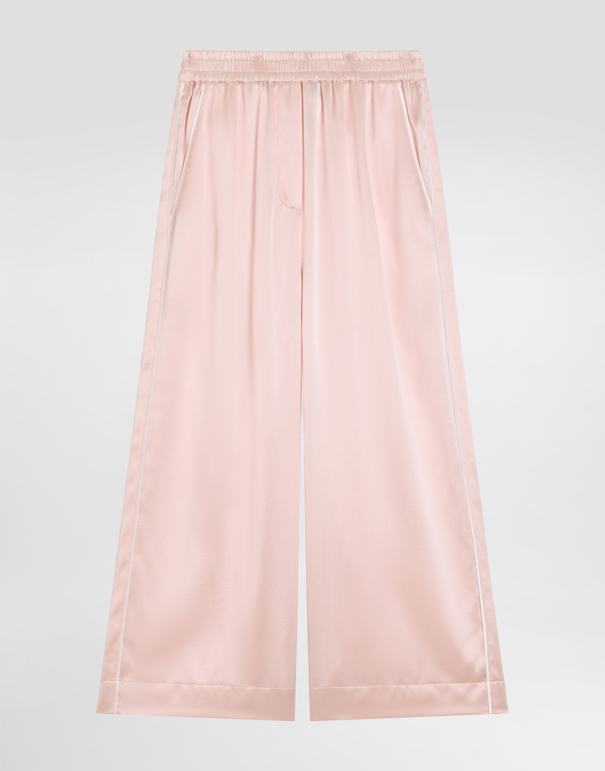 Silk satin vanity trousers