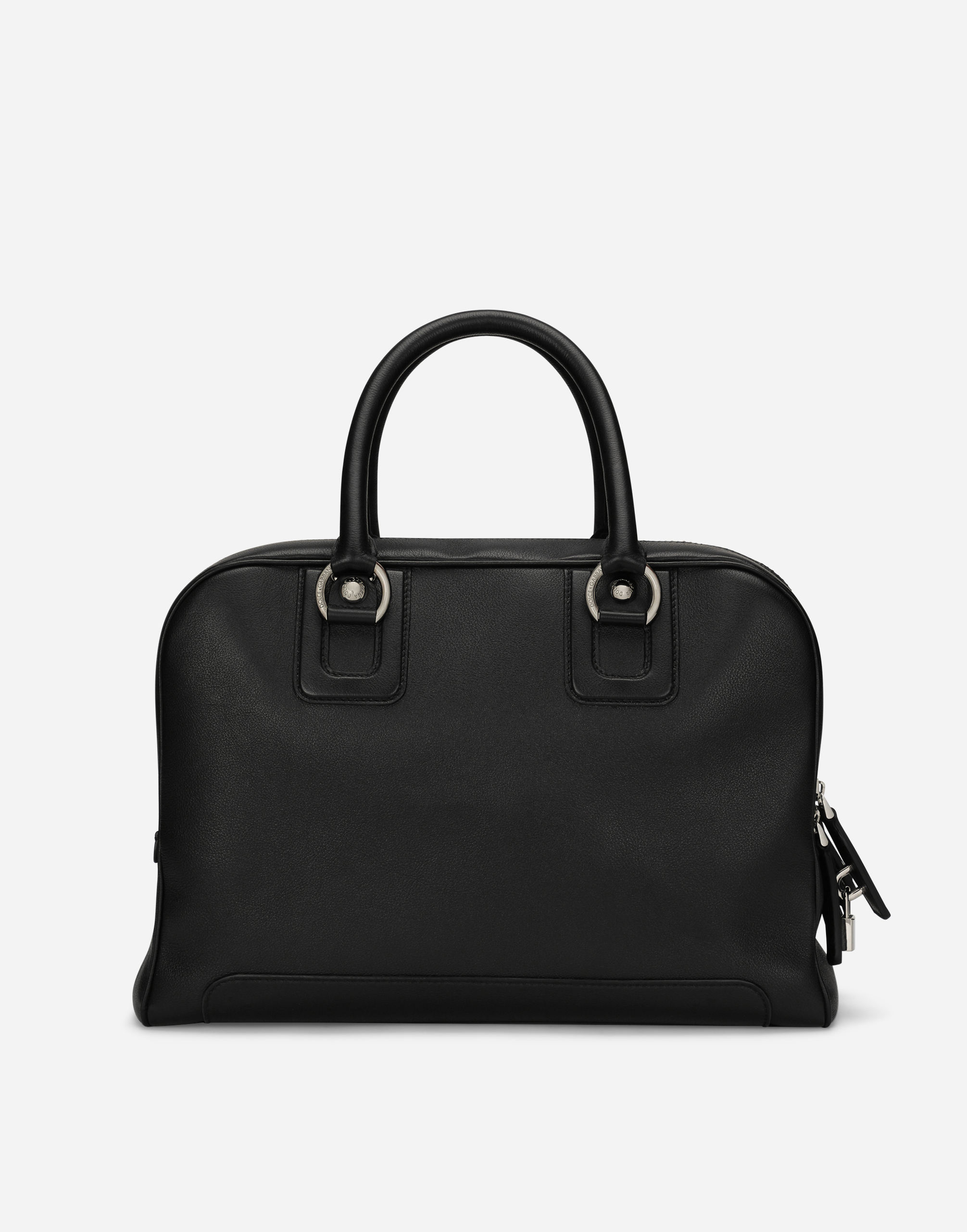 Dolce & Gabbana Calfskin Bag In Black