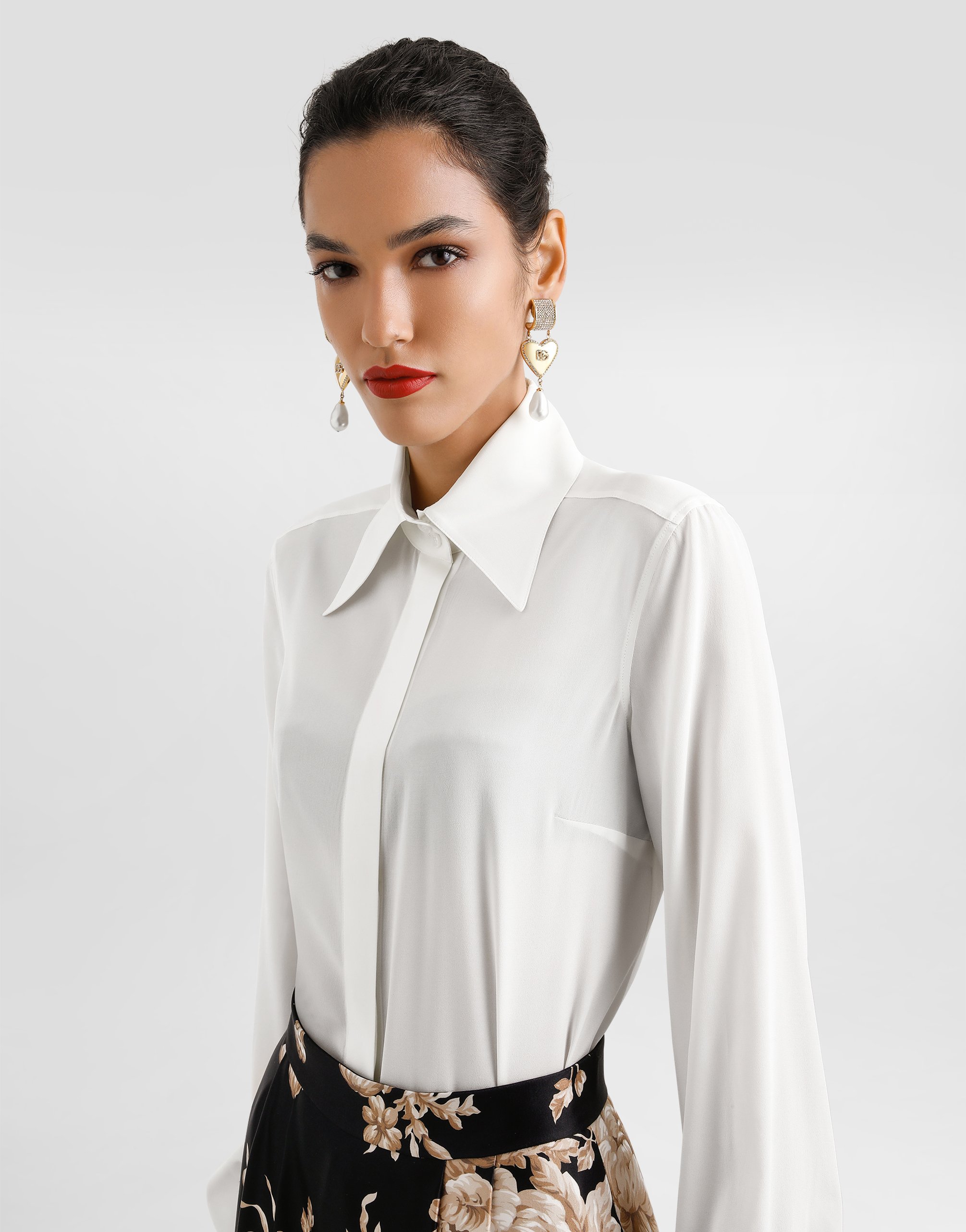 Crêpe de chine shirt