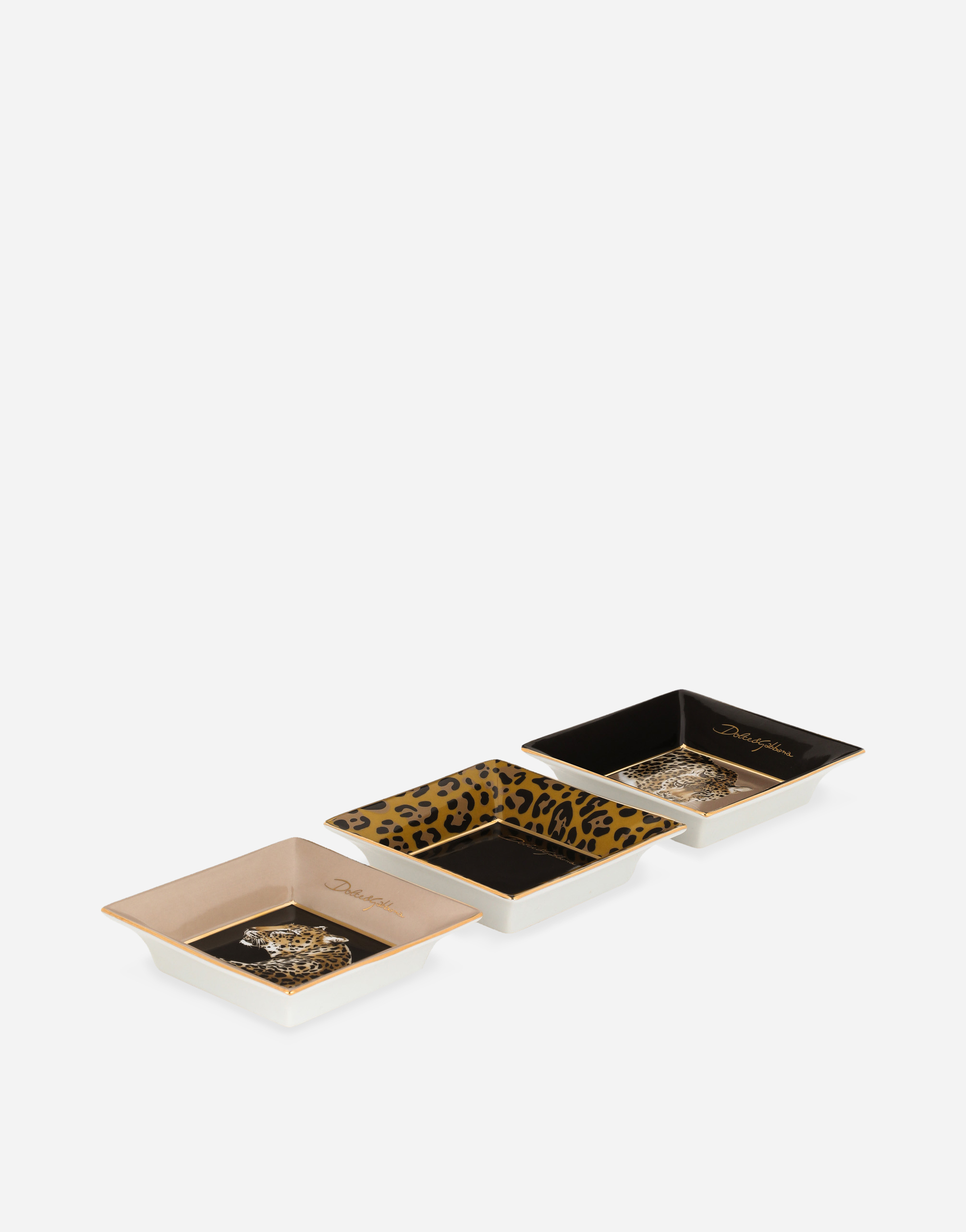 Set 3 Porcelain Trinket Trays