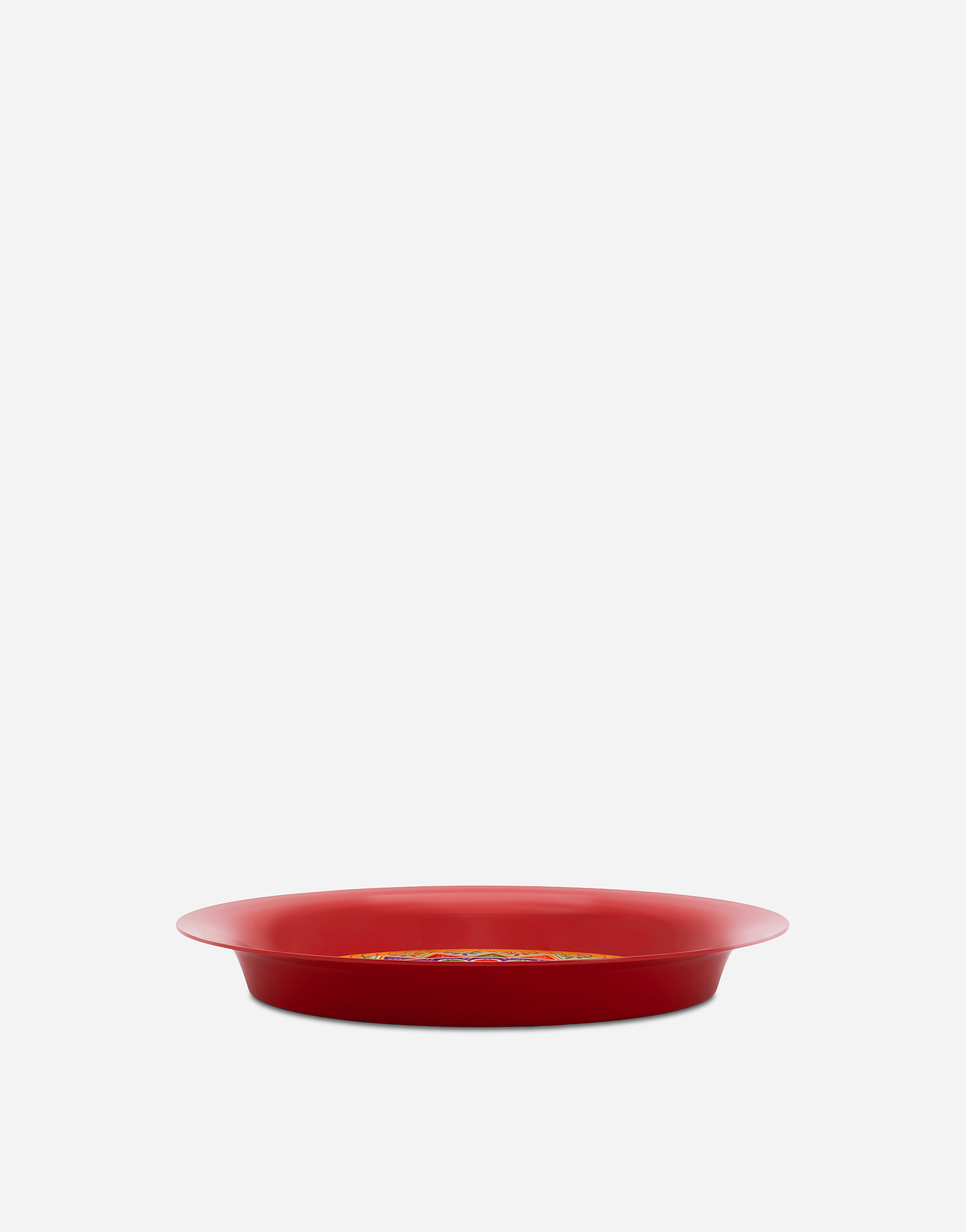  Dolce & Gabbana Metal Tray - Rund Mehrfarbig Onesize 