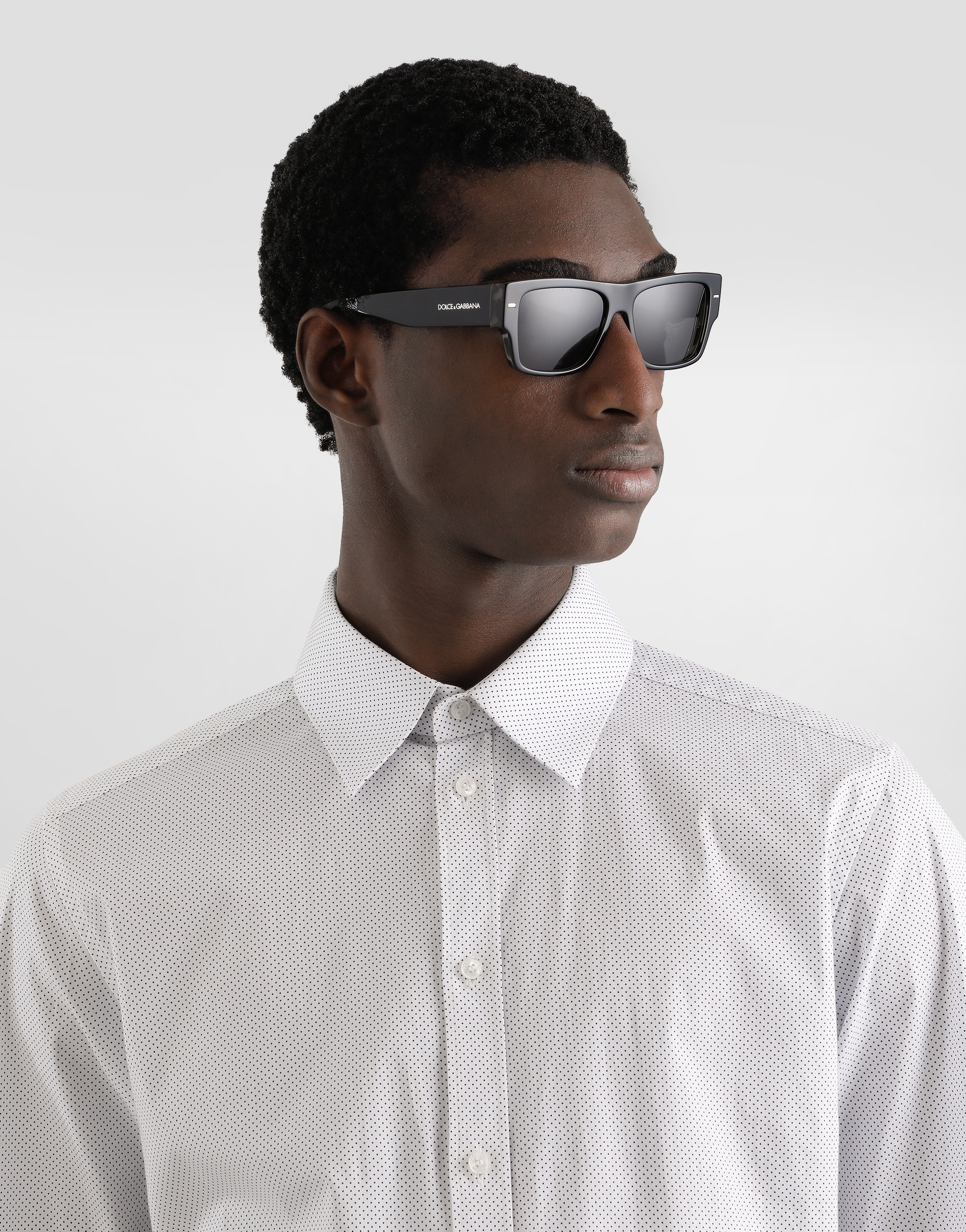 Gold shirt with microdesign