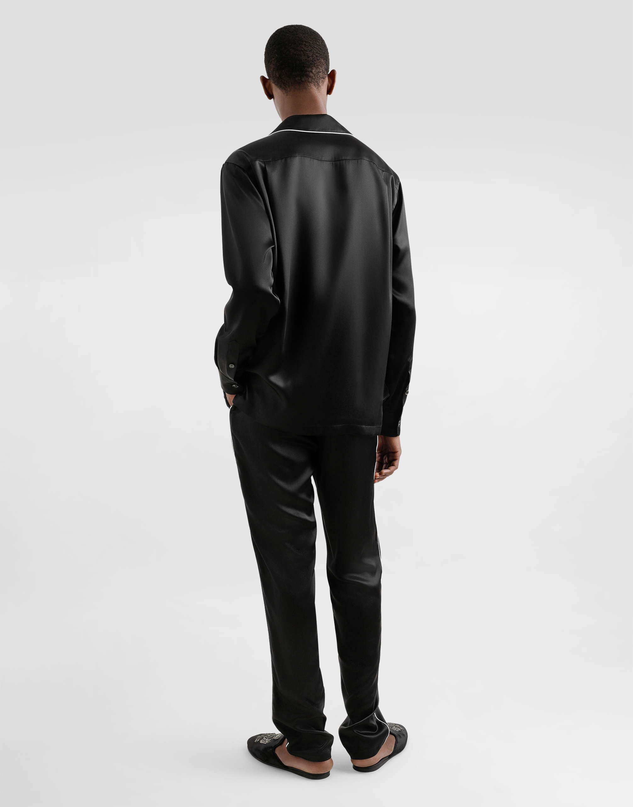 Dolce & Gabbana Elasticated-waist Trousers In Black