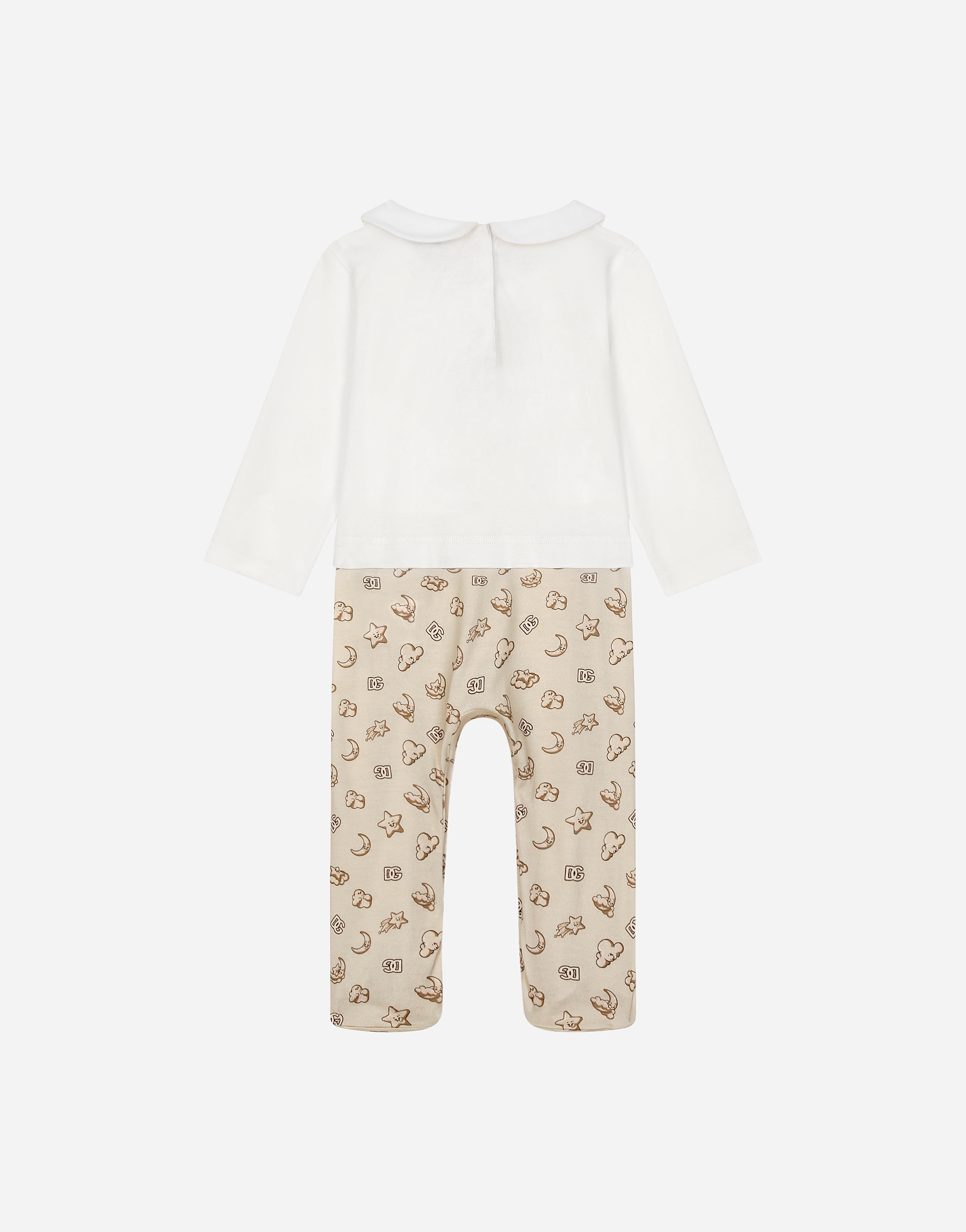 3-piece jersey gift set in moon and star print