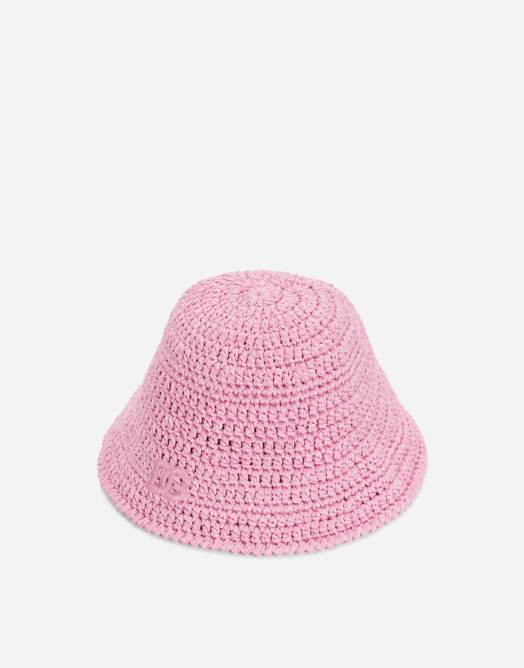 Dolce & Gabbana Cotton Crochet Hat In Multicolor