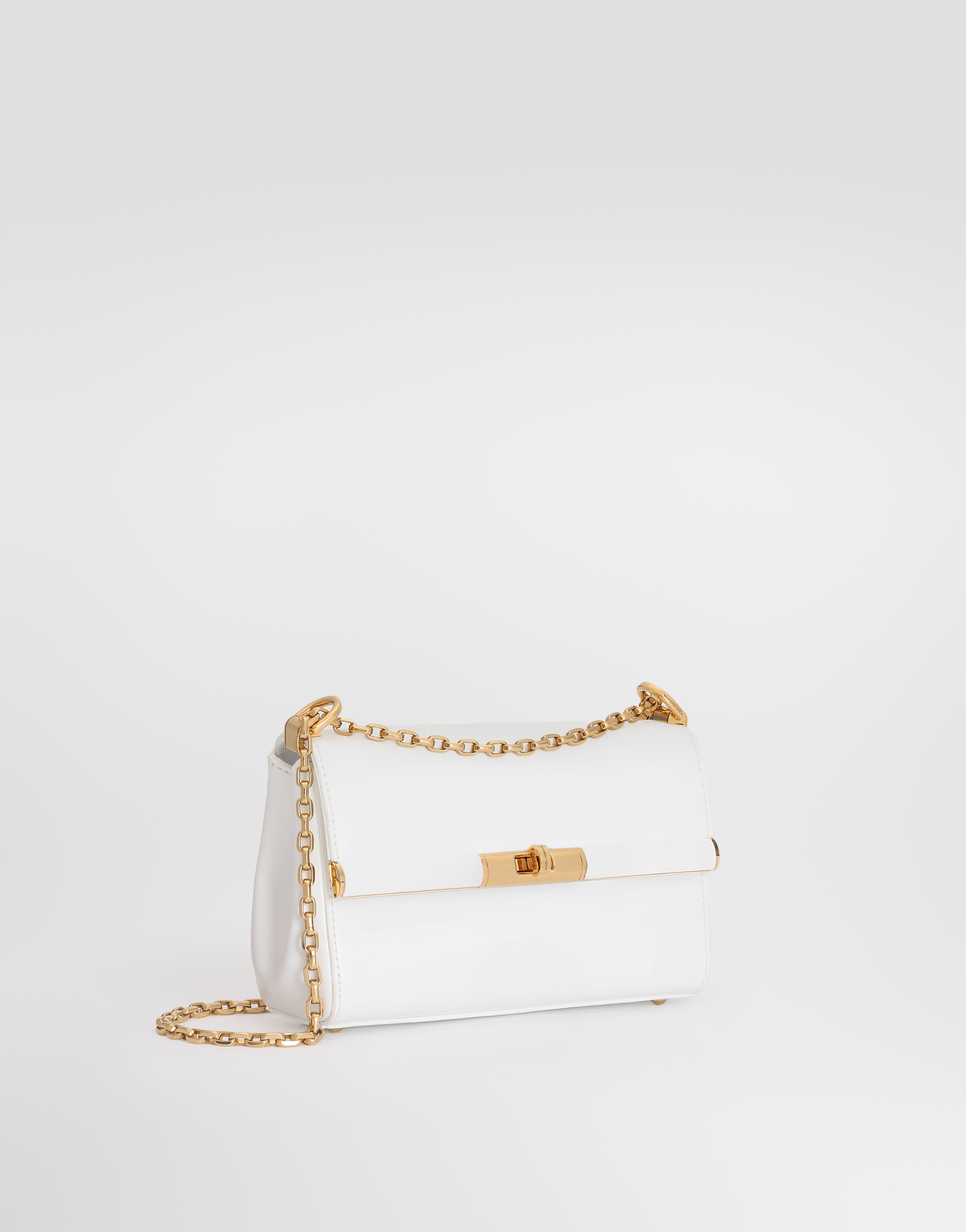 Dolce & Gabbana Dolce&gabbana Marlene Chain Strap Shoulder Bag In White