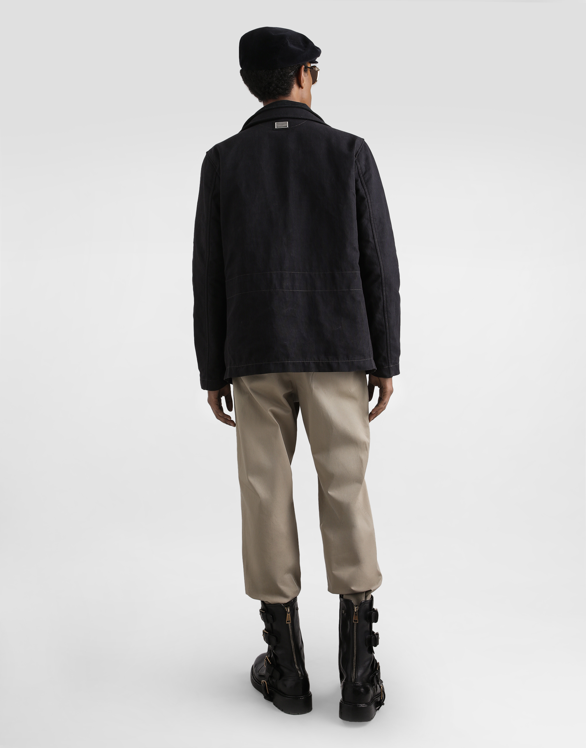 Natté waxed jacket