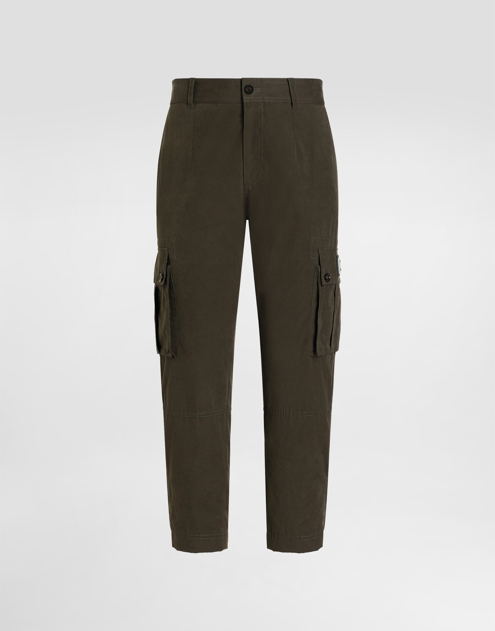 Waxed faille trousers in Brown for Men | Dolce&Gabbana® US