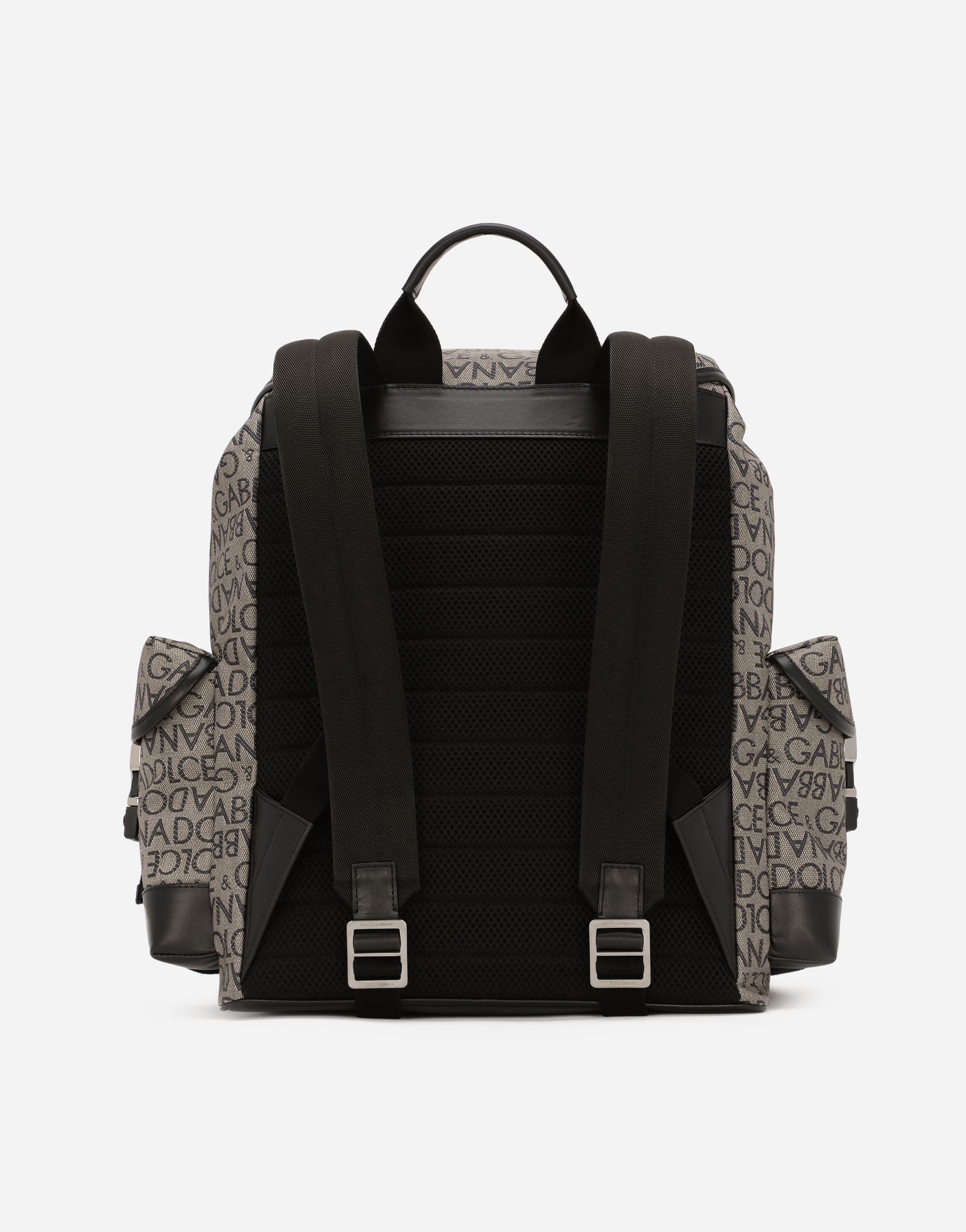 Shop Dolce & Gabbana Jacquard Backpack In Multicolor