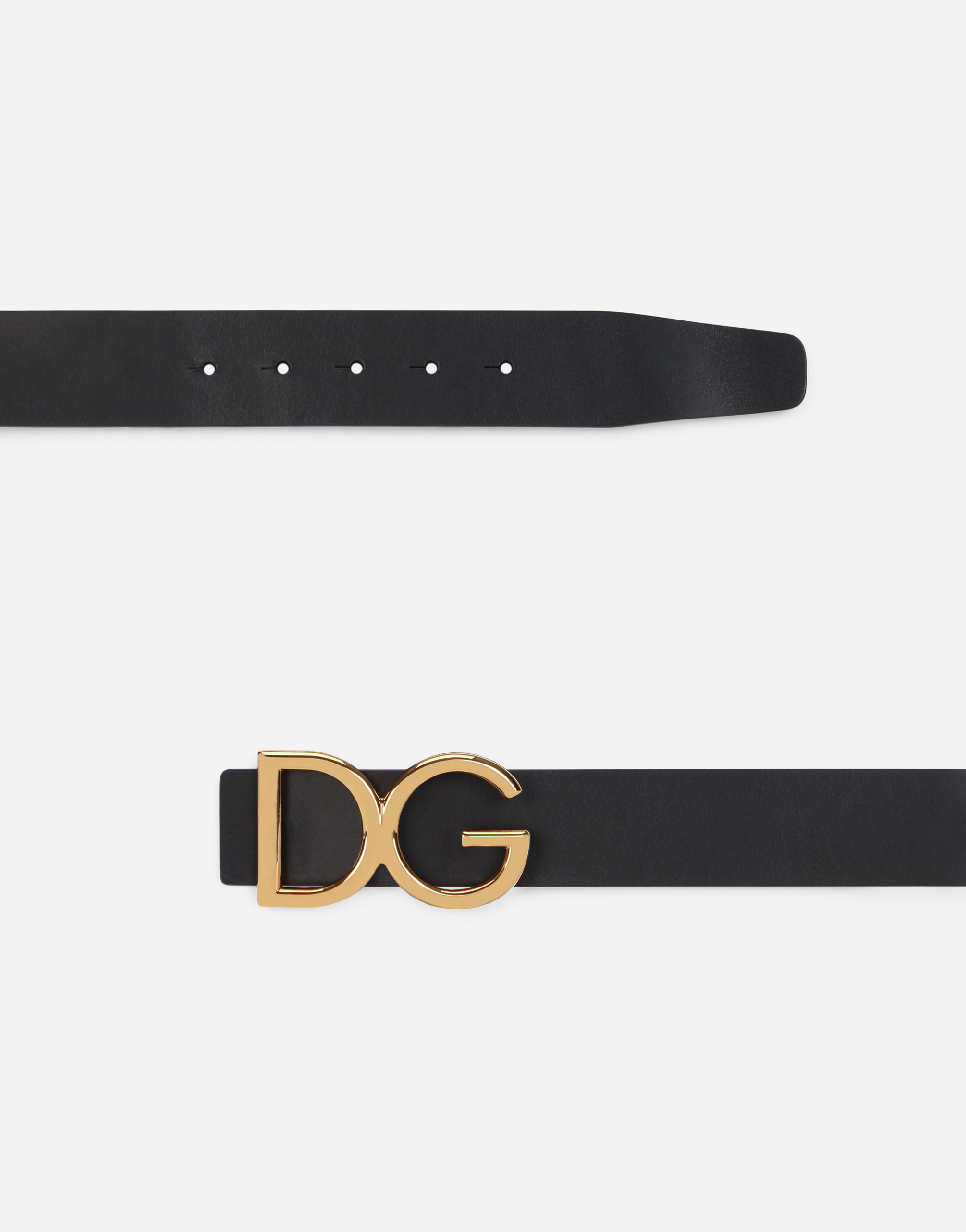 dolce & gabbana men's leather belt