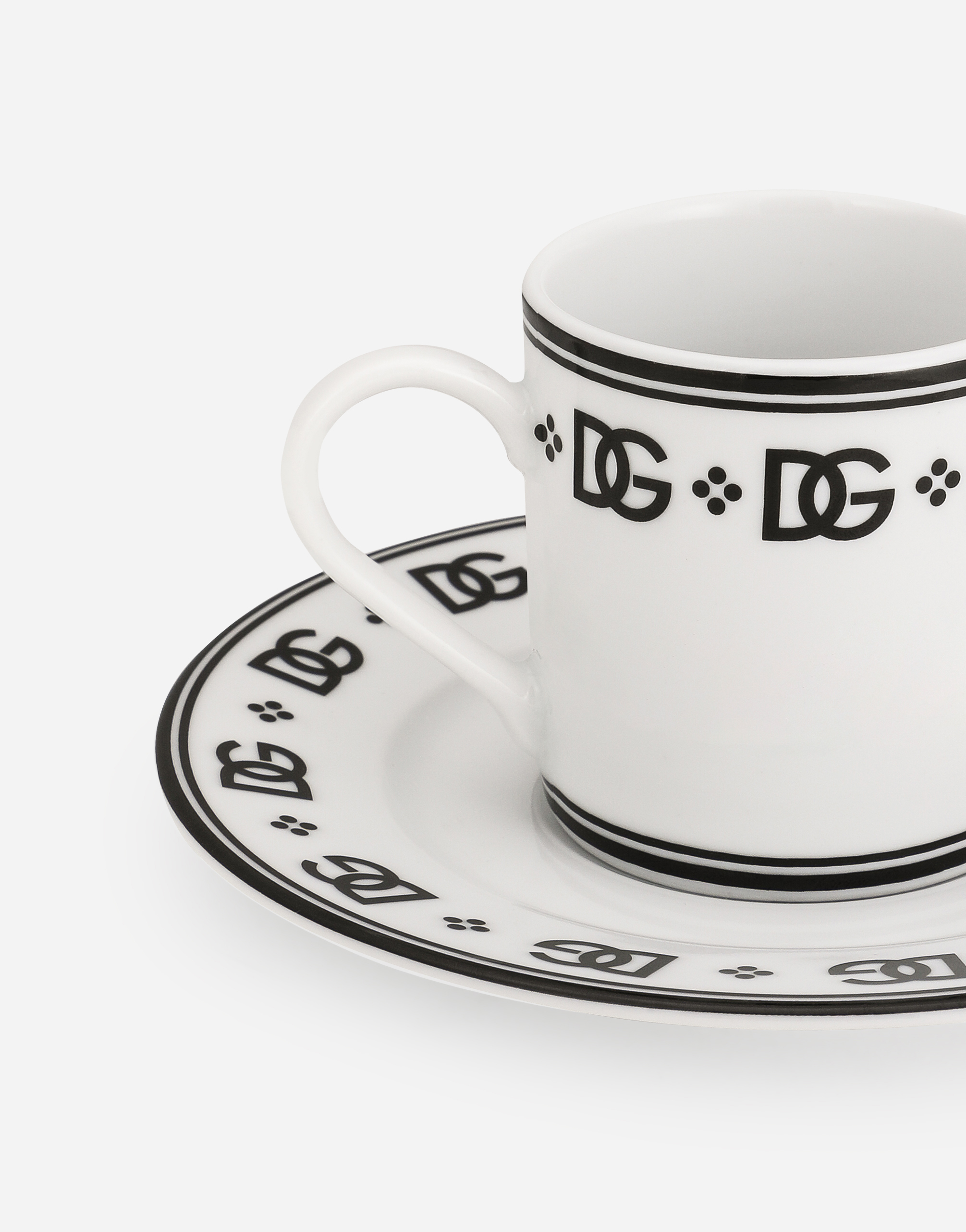 Dolce & Gabbana Set 2 Tz/piatt.caffe In Multicolor
