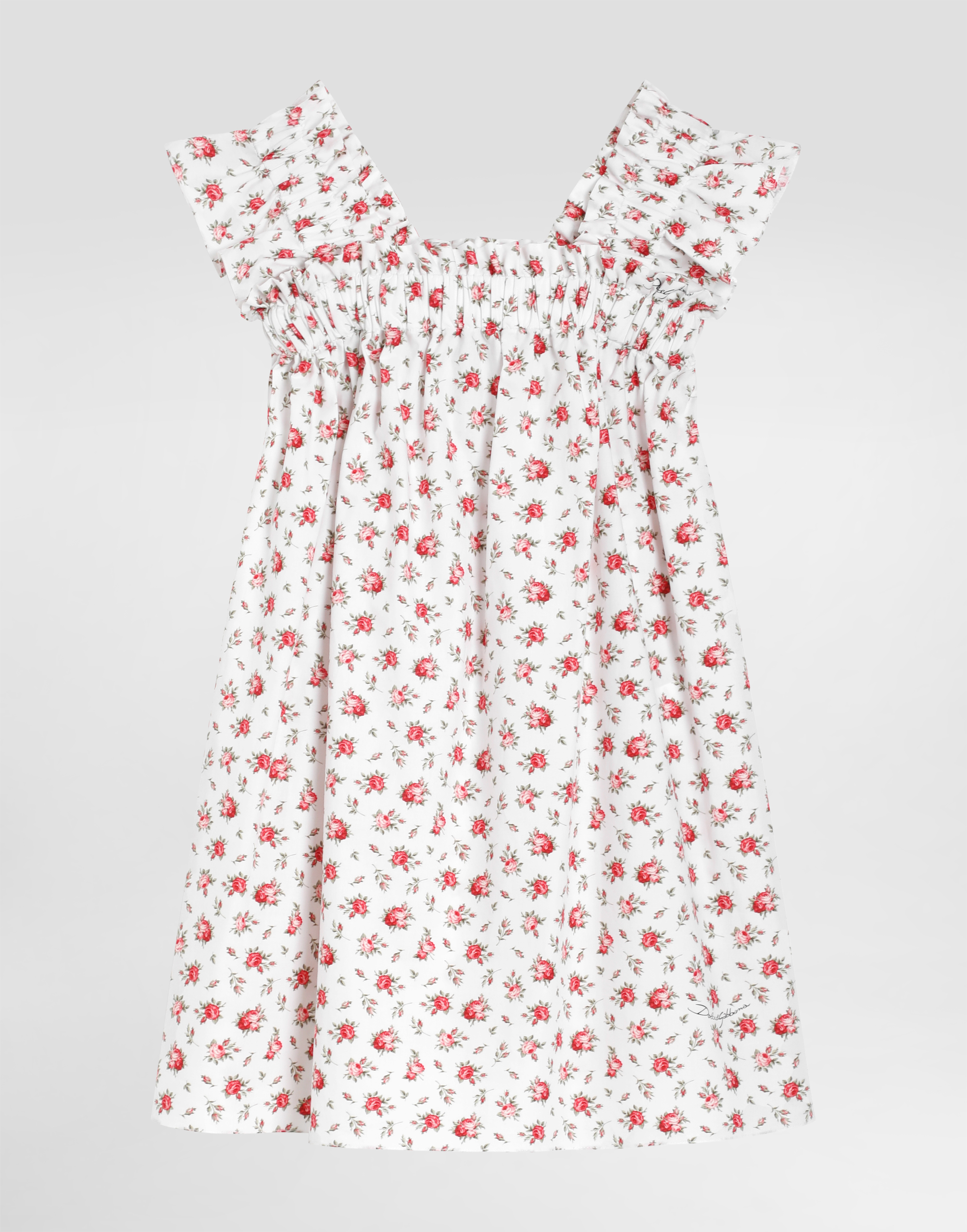 Dolce & Gabbana 花柄 半袖ドレス Dolce & Gabbana 花柄 半袖ドレス Dolce & Gabbana 花柄 半袖ドレス