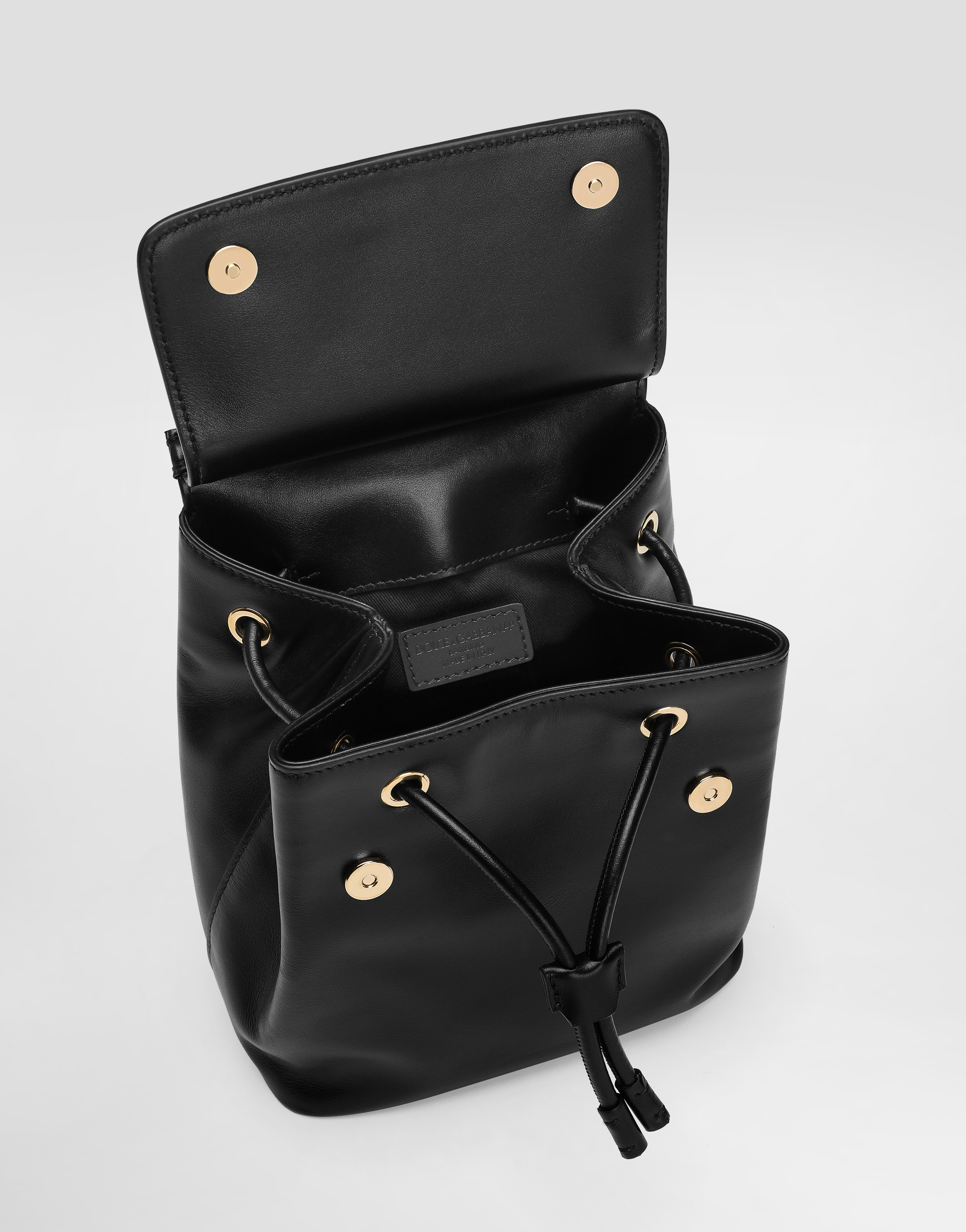 Dolce & Gabbana Backpack With Logo In Black