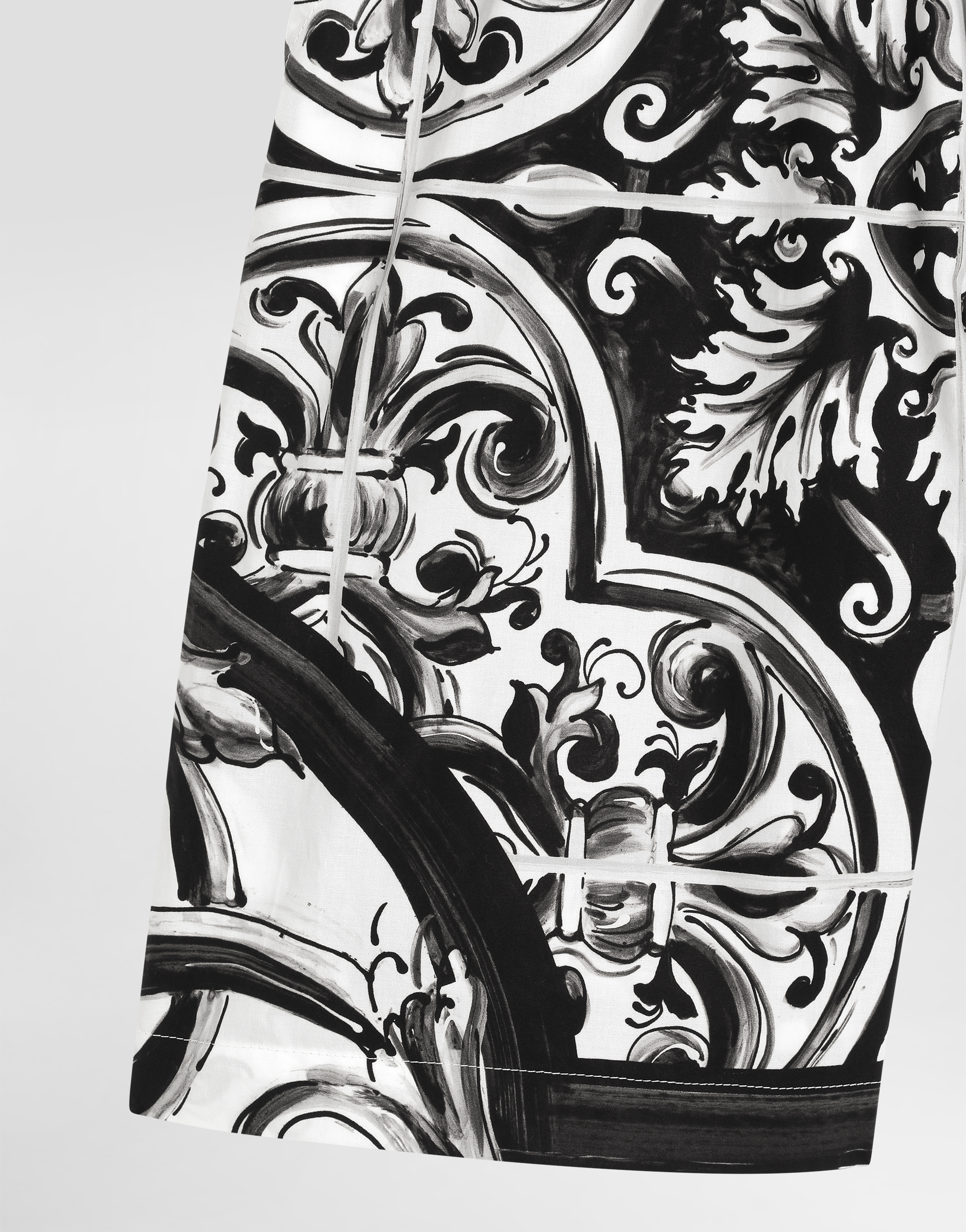 Dolce & Gabbana Majolica-print Cotton Poplin Bermuda Shorts