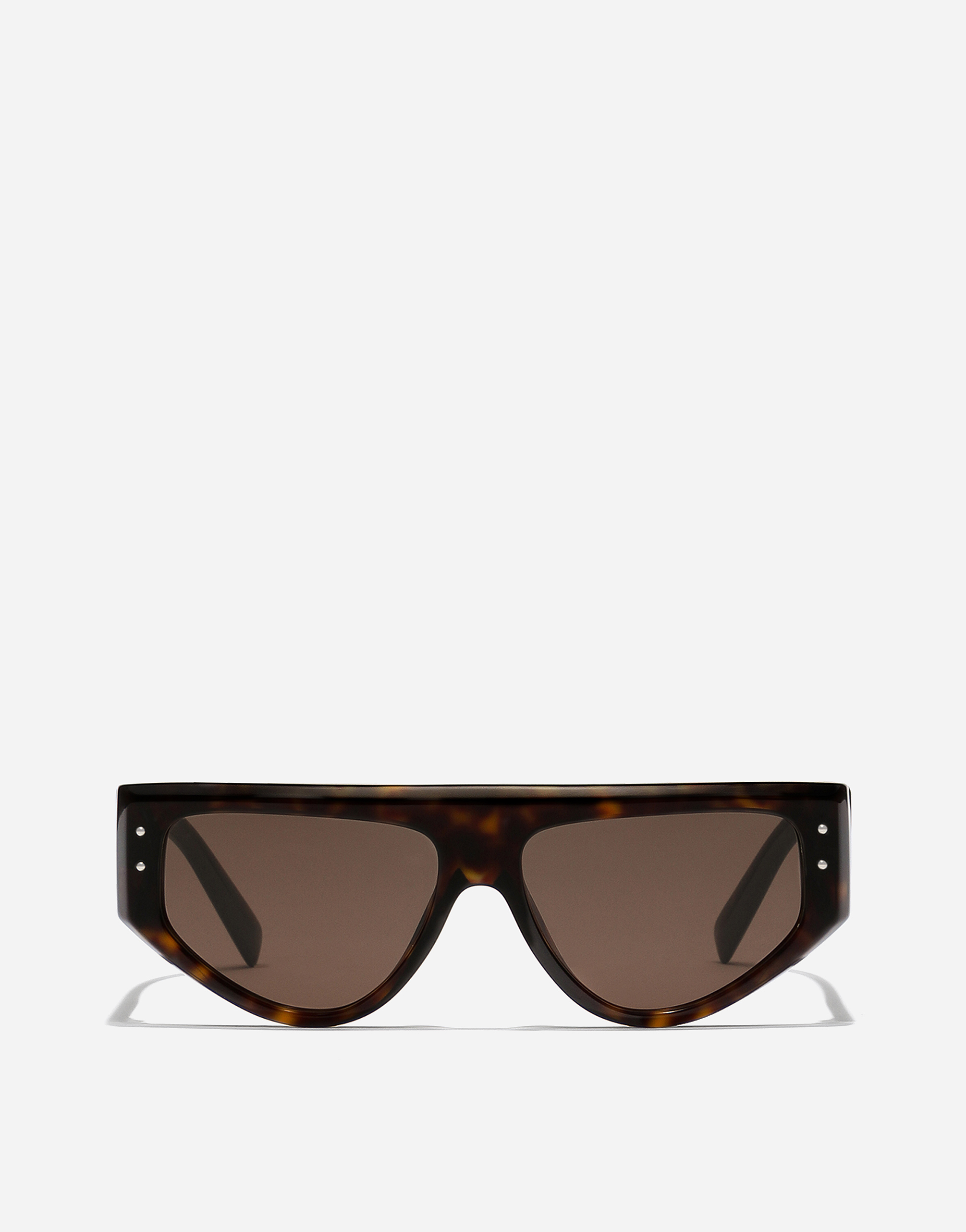 Dolce & Gabbana Dg Sharped Sunglasses - Man New Arrivals Brown Acetate Onesize