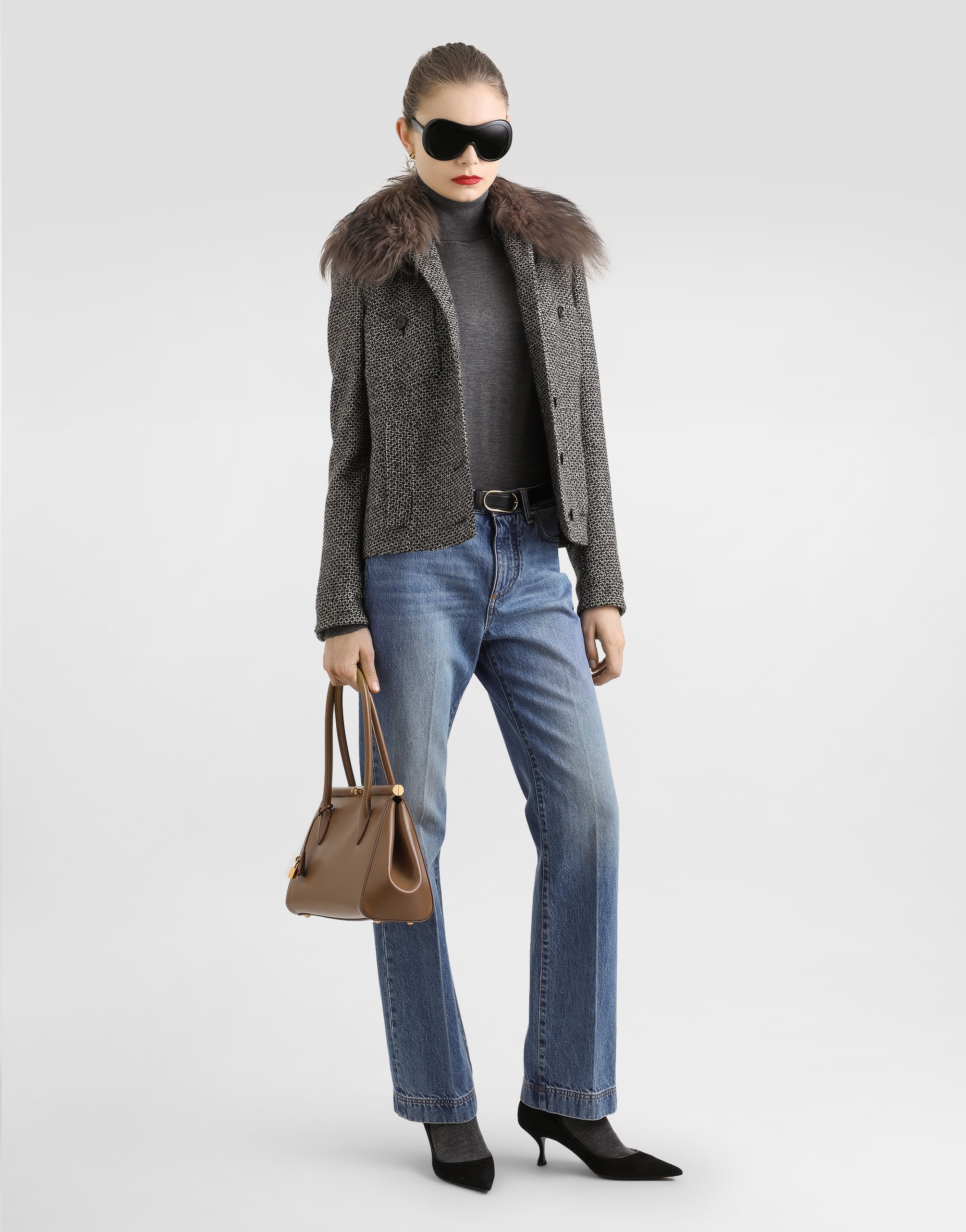 Dolce & Gabbana Blue Cotton Jeans In Blue