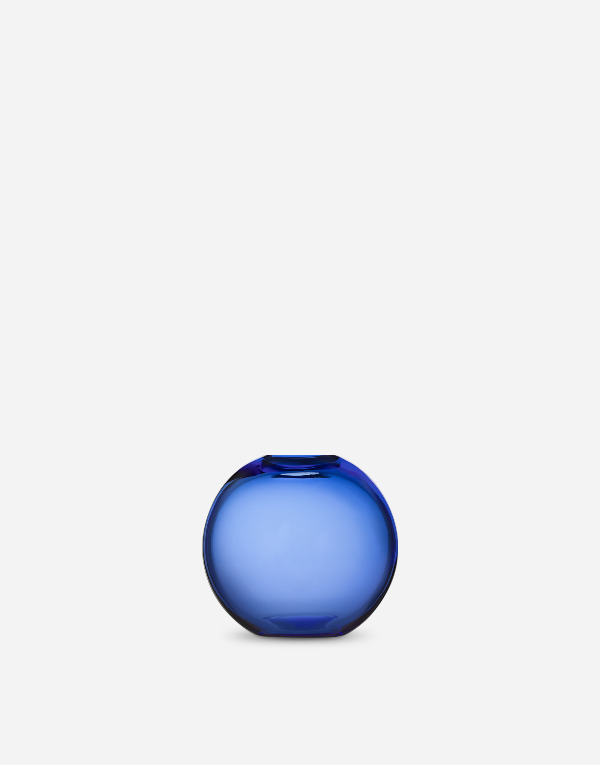 Shop Dolce & Gabbana Small Vase In Transparent Murano Glass In Multicolor